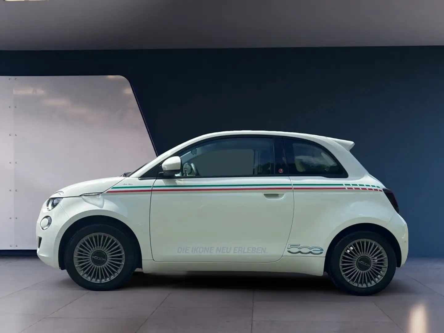 Fiat 500e Italia 320 km Reichweite Weiß - 2