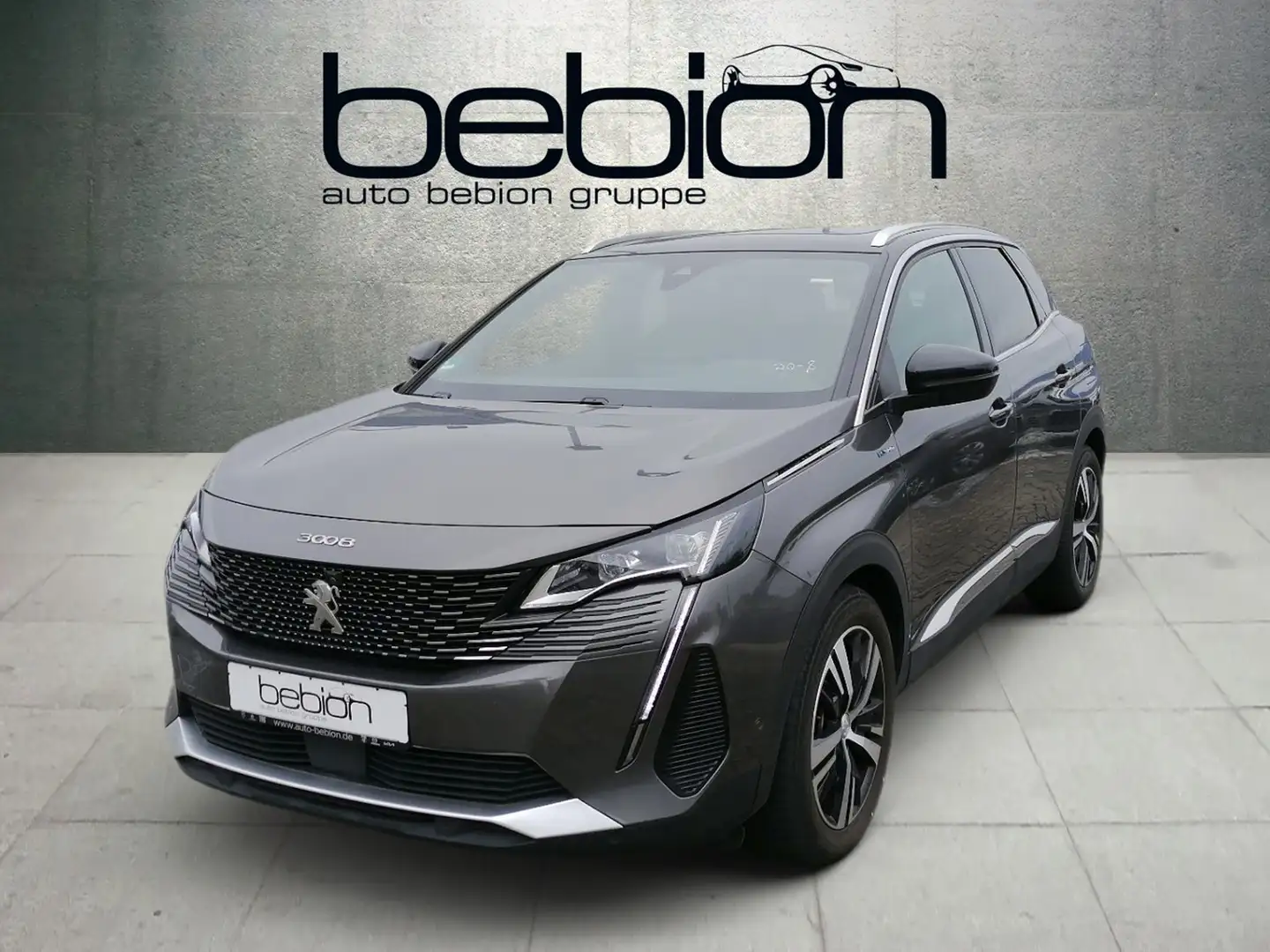 Peugeot 3008 1.6 Hybrid 225 (Plug-In) GT FLA Pano 360 Gris - 1