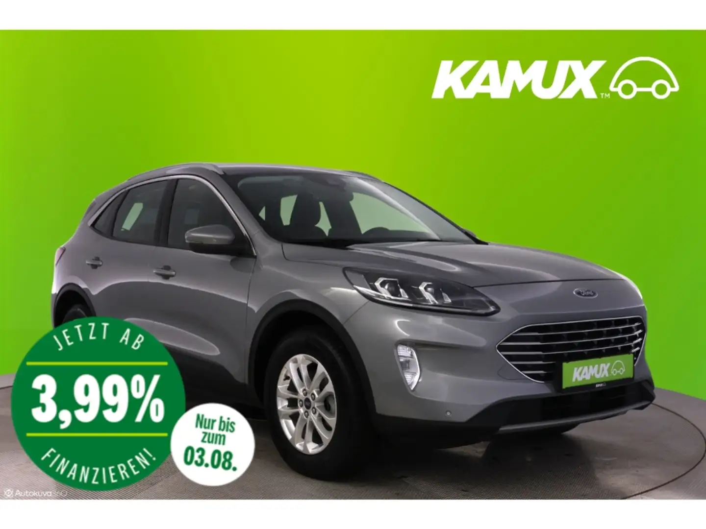 Ford Kuga 2.5Duratec 4WD Aut.Titanium+LED+NAVI+HUD Argento - 1