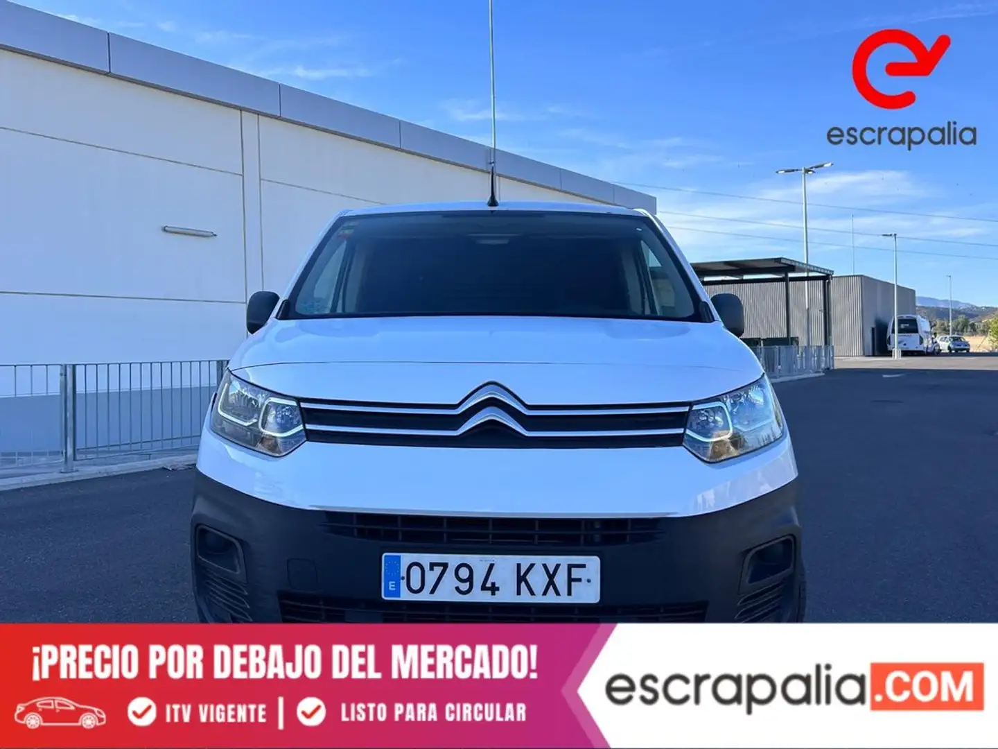 Citroen Berlingo Van BlueHDi Talla M Control 75 Blanco - 2