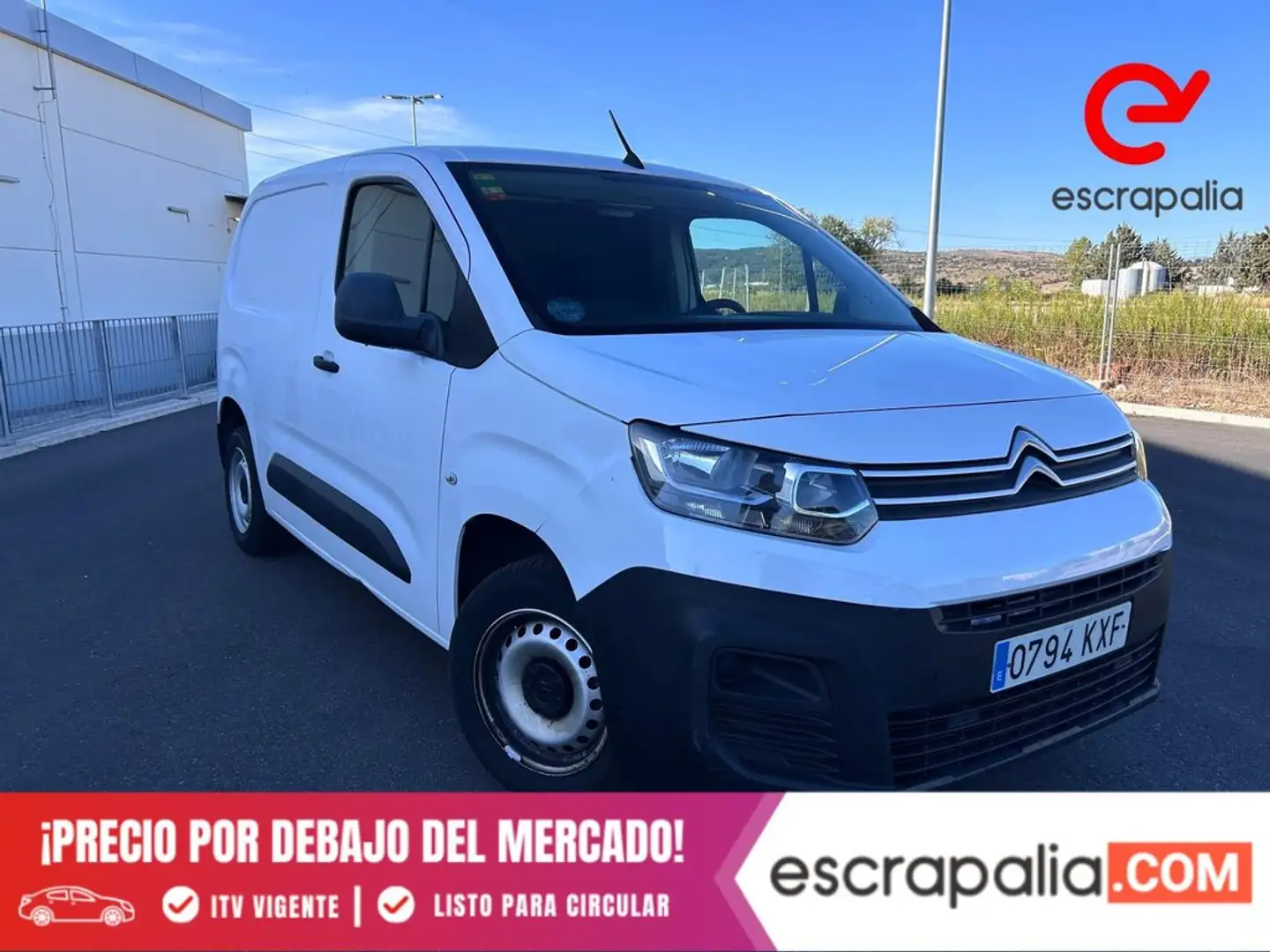 Citroen Berlingo Van BlueHDi Talla M Control 75 Blanco - 1
