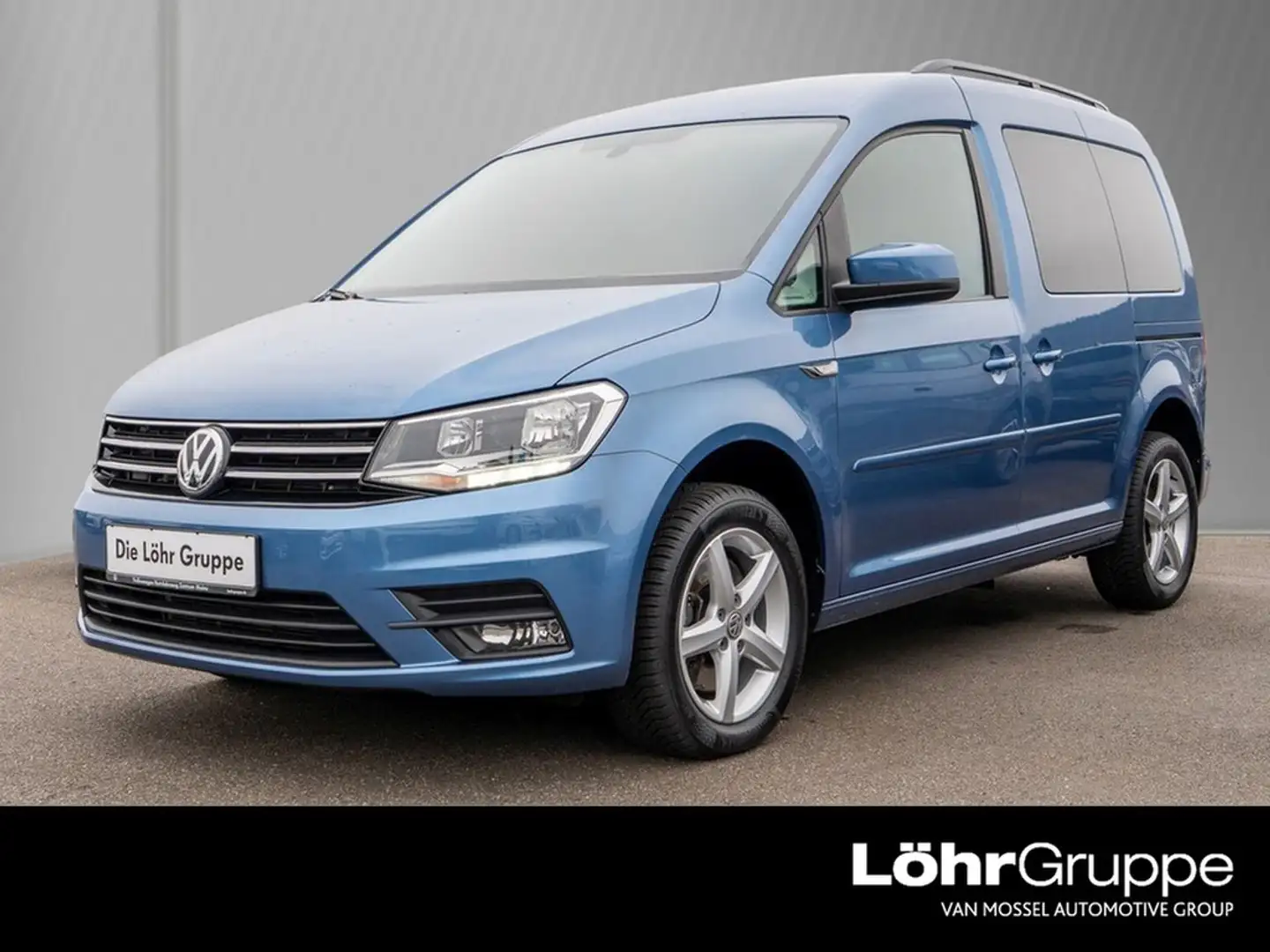 Volkswagen Caddy 2.0 TDI DSG Comfortline Navi, Rear-View Blau - 1