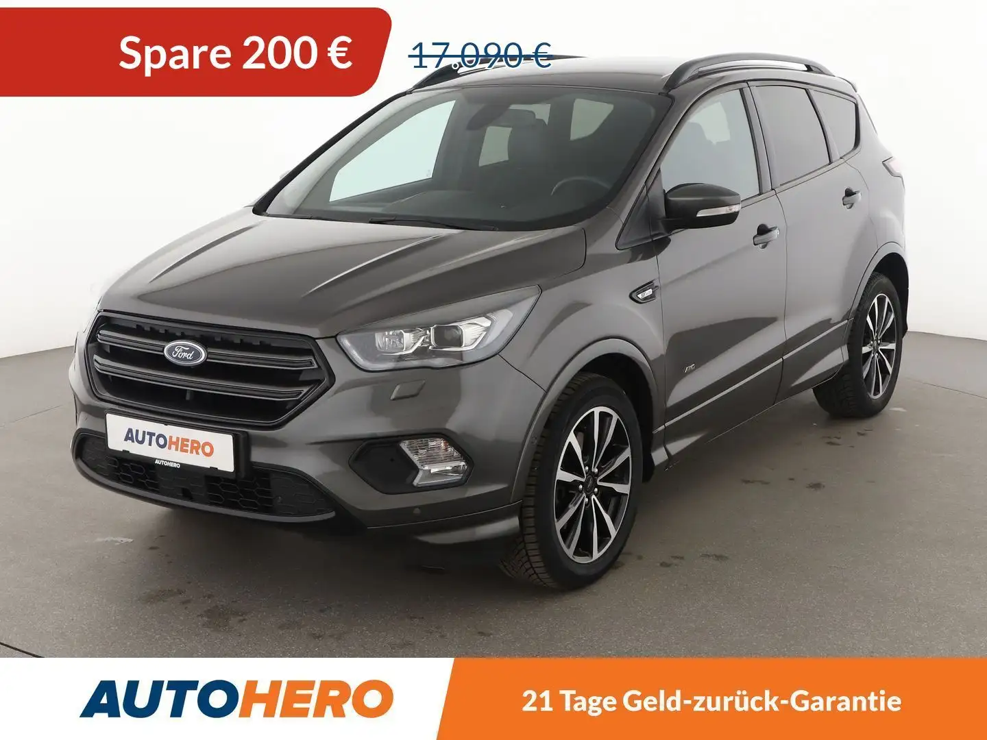 Ford Kuga 1.5 EcoBoost ST-Line Aut*NAVI*XENON*TEMPO*CAM*AHK* Grau - 1