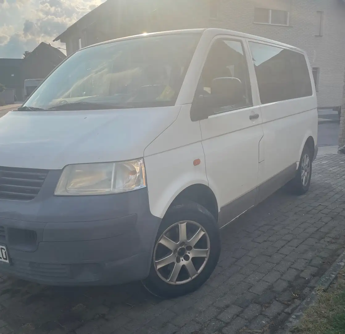 Volkswagen T5 Shuttle Shuttle Kurz Blanc - 2