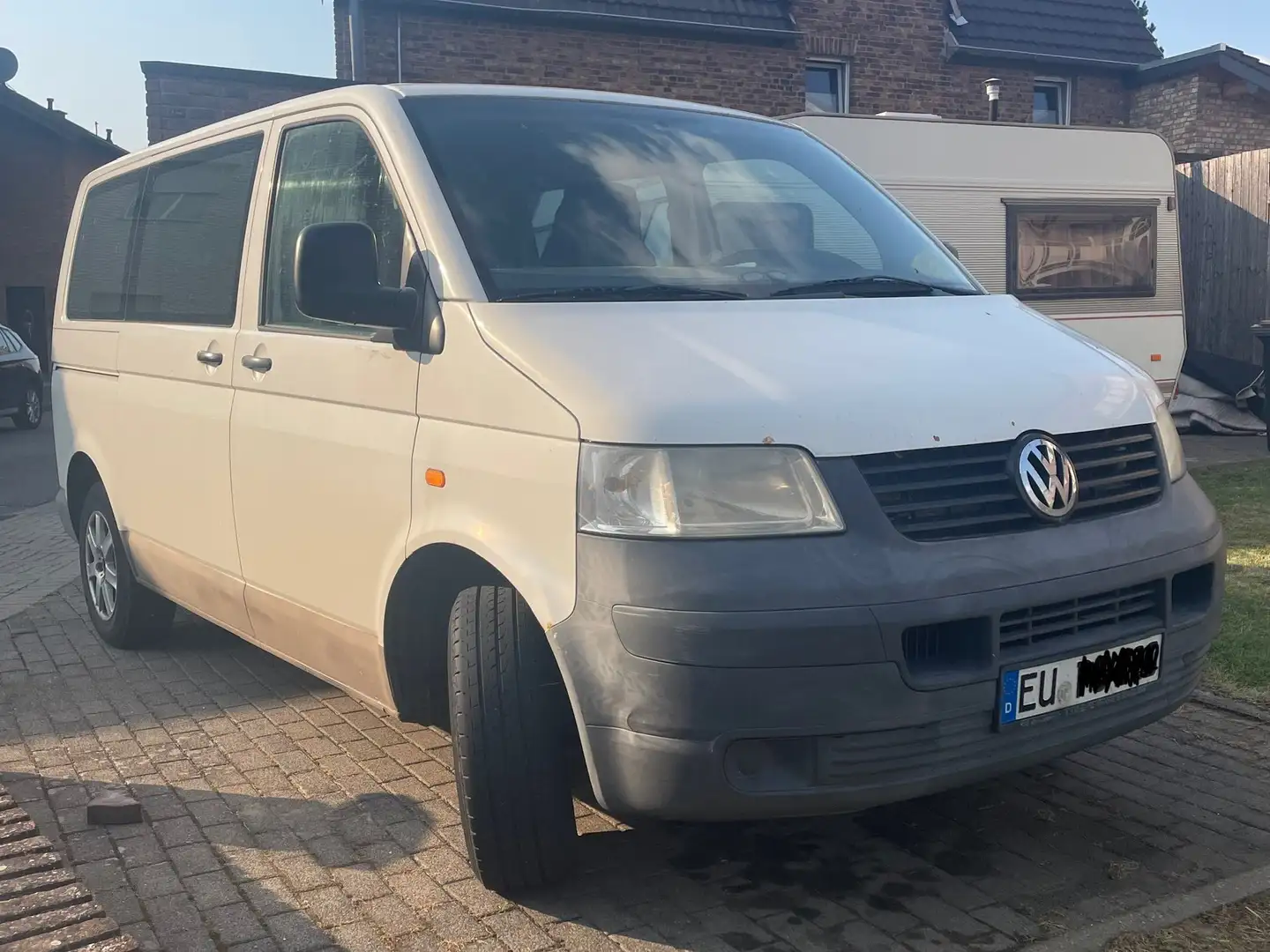 Volkswagen T5 Shuttle Shuttle Kurz Blanc - 1