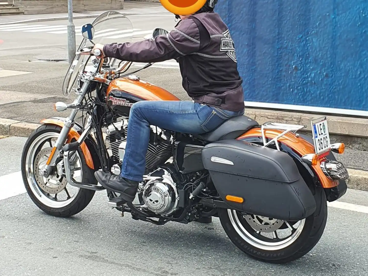 Harley-Davidson Sportster 1200 1200T Superlow Pomarańczowy - 1