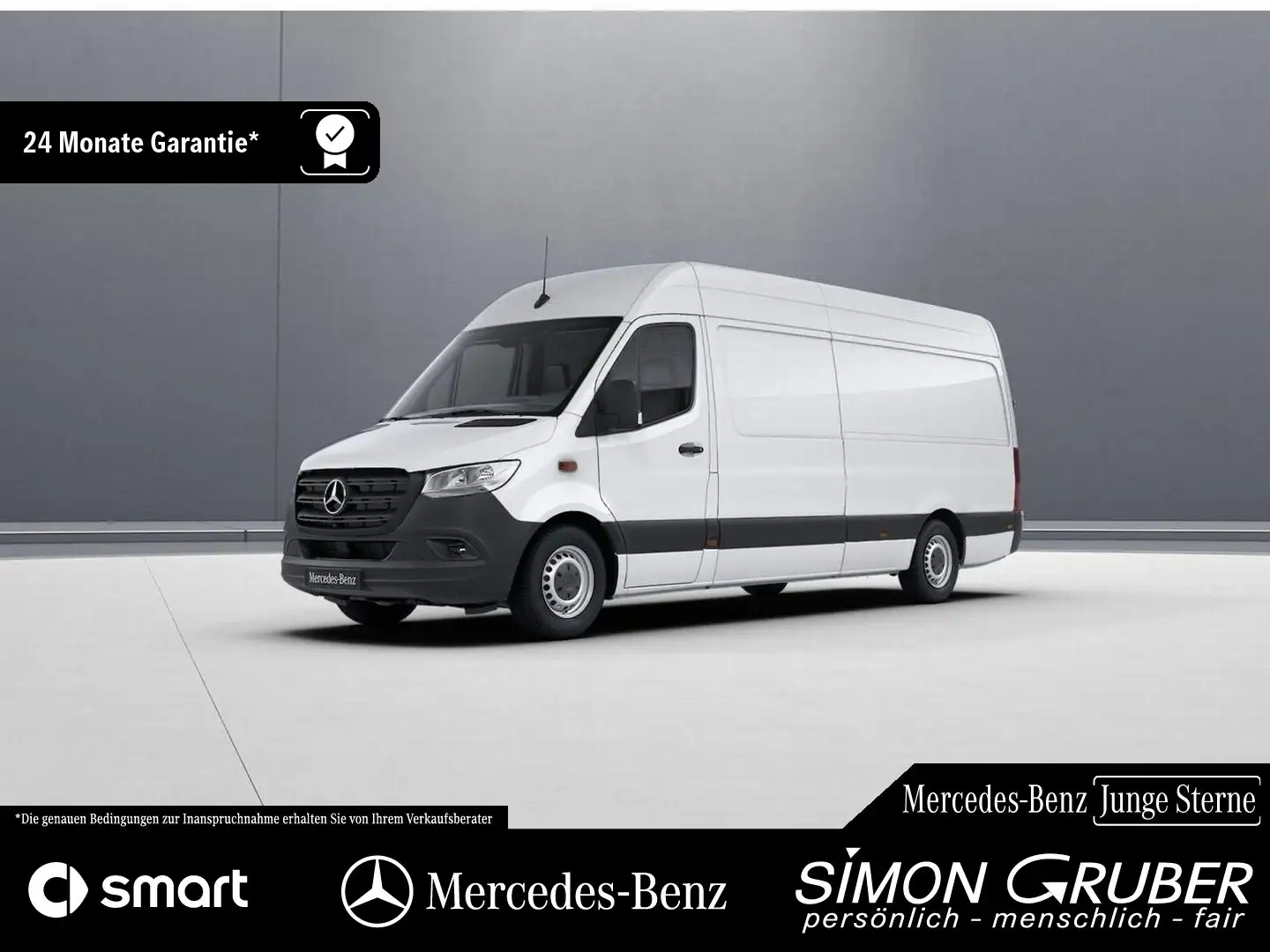 Mercedes-Benz Sprinter 317 CDI hoch lang L3H2 Navi Sitzhzg 360 Weiß - 1