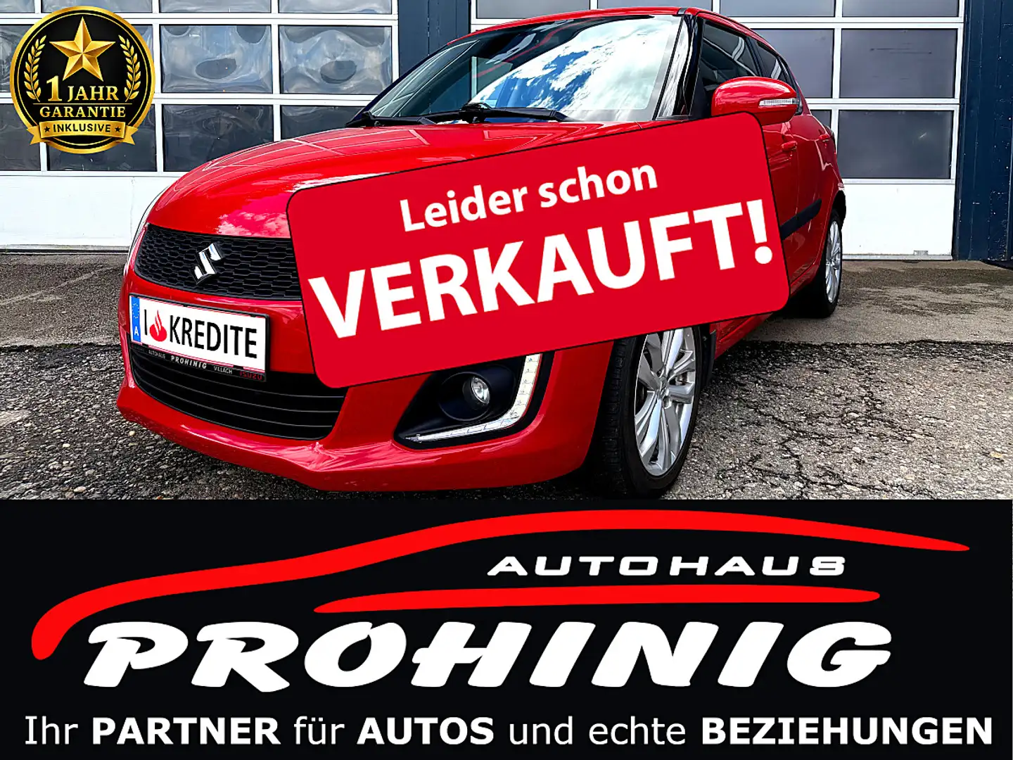 Suzuki Swift 1,2 ALLRAD GARANTIE inkl. Rot - 1