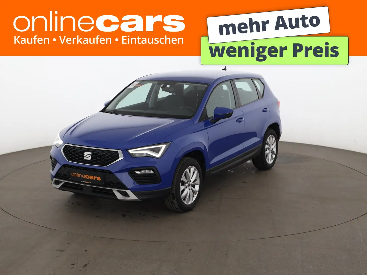 SEAT Ateca 2.0 TDI Style LED AHK NAVI TEMPOMAT KLIMA Blau - 1