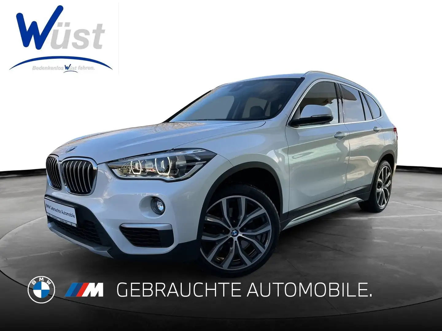 BMW X1 xDrive20d xLine LED RFK Navi Tempomat AHK Weiß - 1