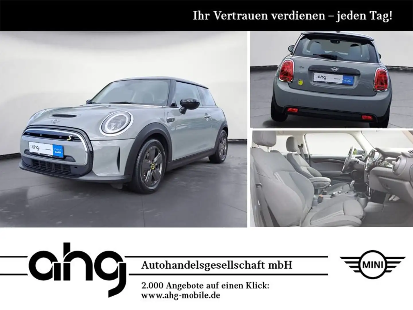 MINI Cooper SE . Essential Trim Klimaaut. Sportsitze N Grau - 1