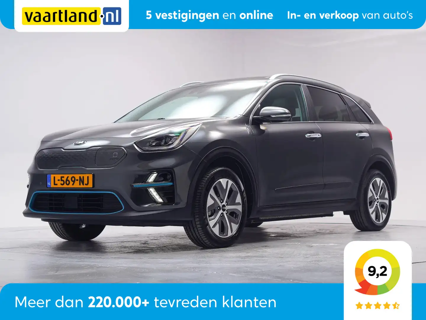 Kia e-Niro DynamicPlusLine 64kWh [ Schuifdak LED Adapt. cruis Gris - 1