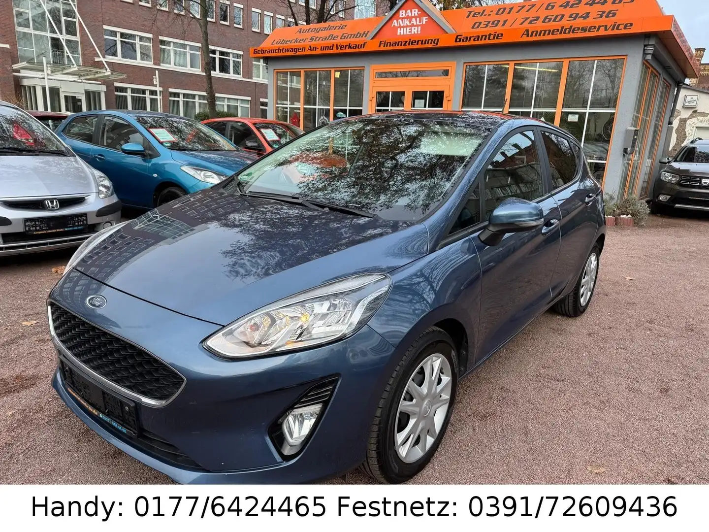 Ford Fiesta 1,5 TDCi KLIMA/SHZ/LHZG/PDC/TEMPOMAT Blau - 1