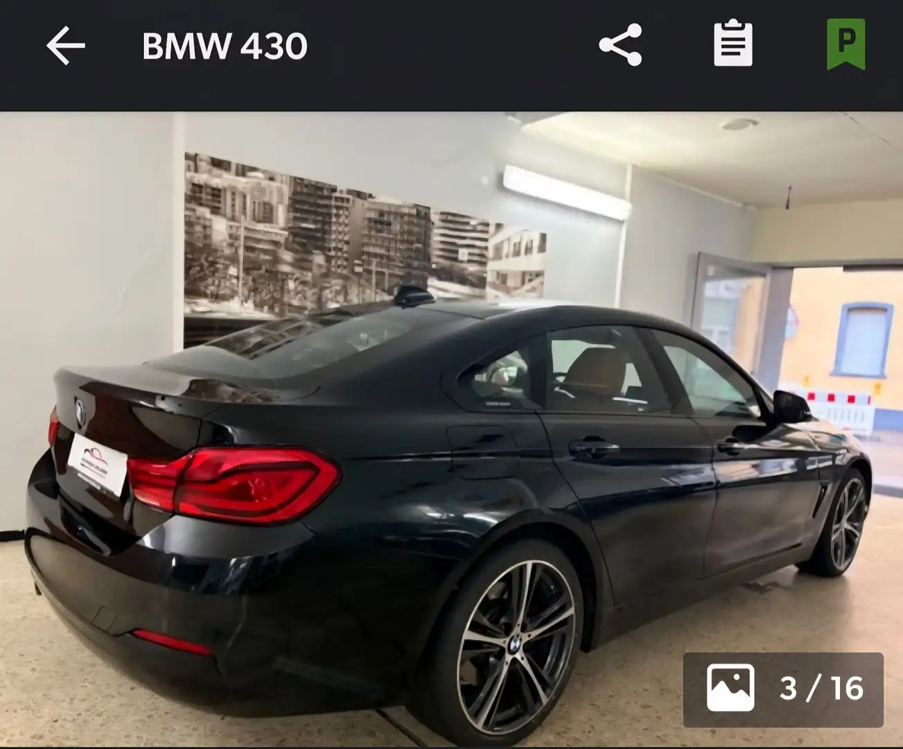 BMW 430 430 d xDrive Sport Line Schwarz - 2