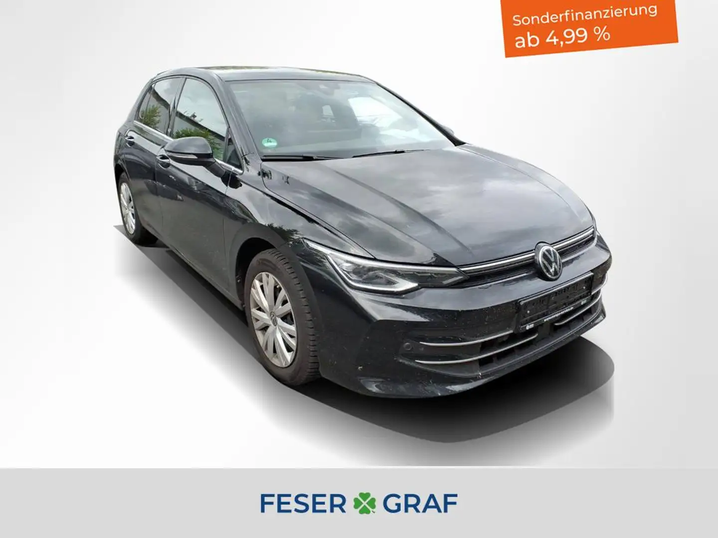 Volkswagen Golf 1.5TSI Edition50 DSG Matrix-LED AHK PanoramaSchieb Schwarz - 1