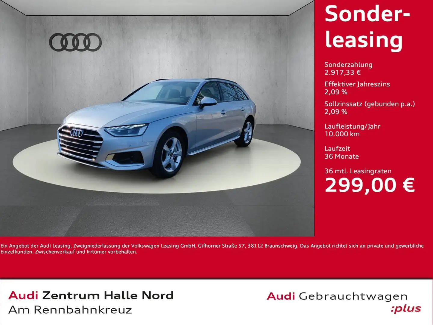 Audi A4 Avant advanced 40 TFSI S tronic Zilver - 1