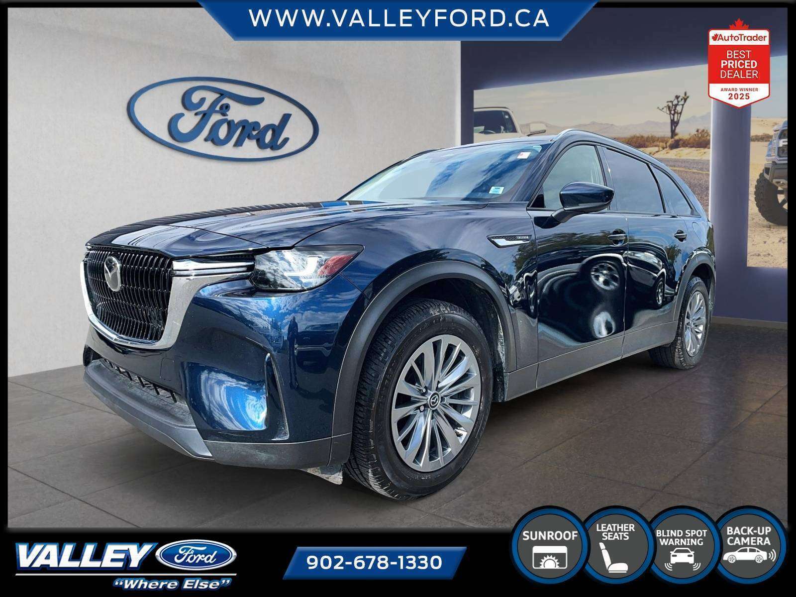 Blue 2025 Mazda CX-90   