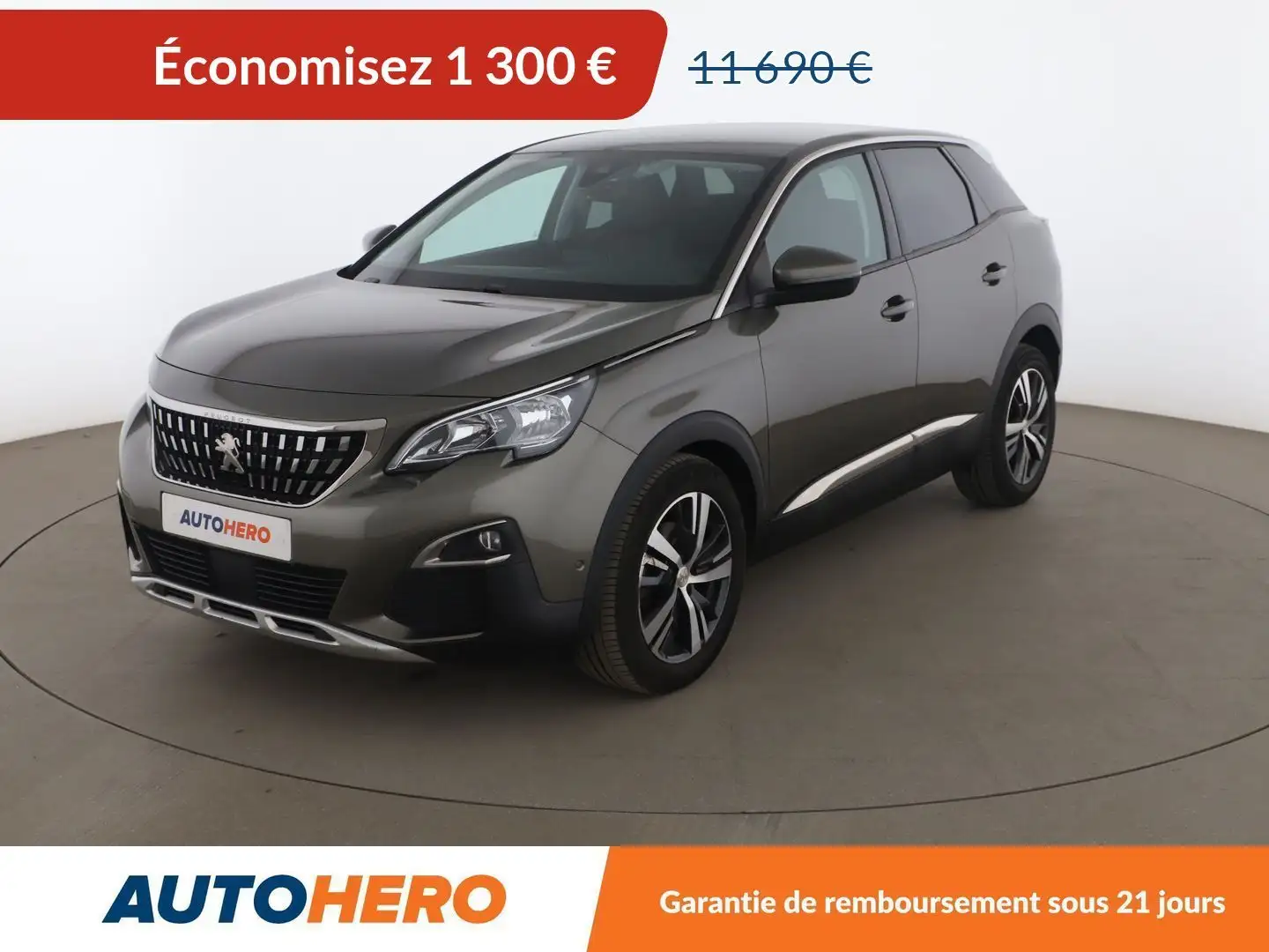 Peugeot 3008 1.2 PureTech Allure Gris - 1