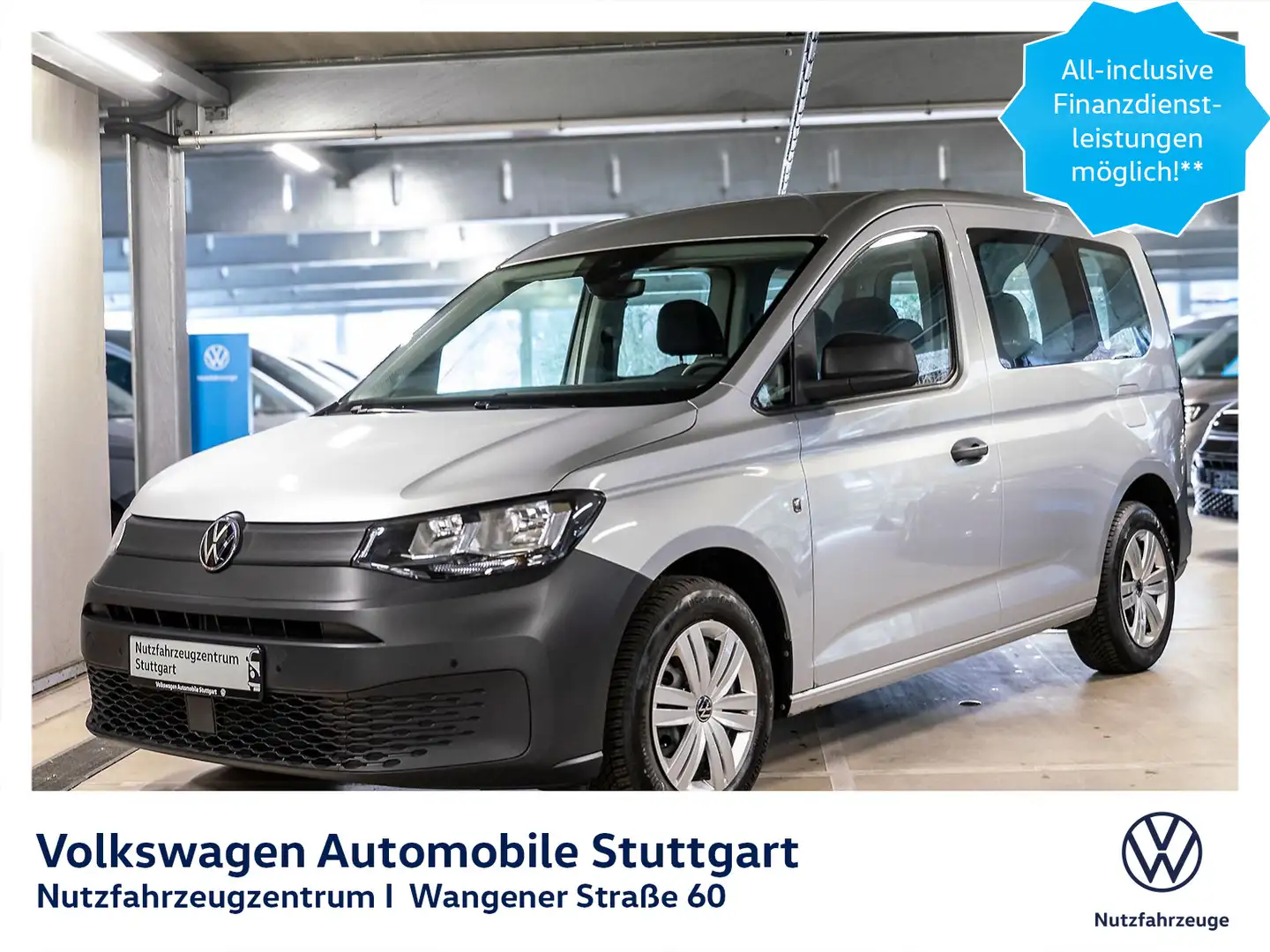 Volkswagen Caddy 1.5 TSI Euro 6 d ISC FCM  Klima Silber - 1