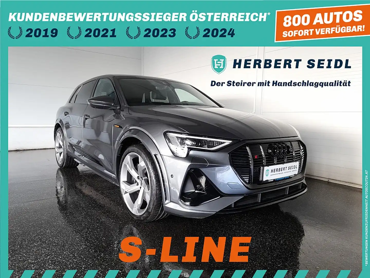 Audi e-tron 95 quattro S-LINE *NP: € 120.168,- / DIGITALER ... Grau - 1