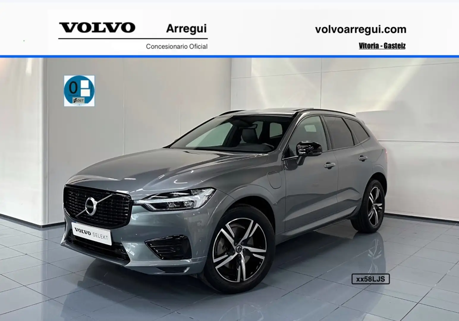 Volvo XC60 T6 Twin Recharge R-Design Grau - 1