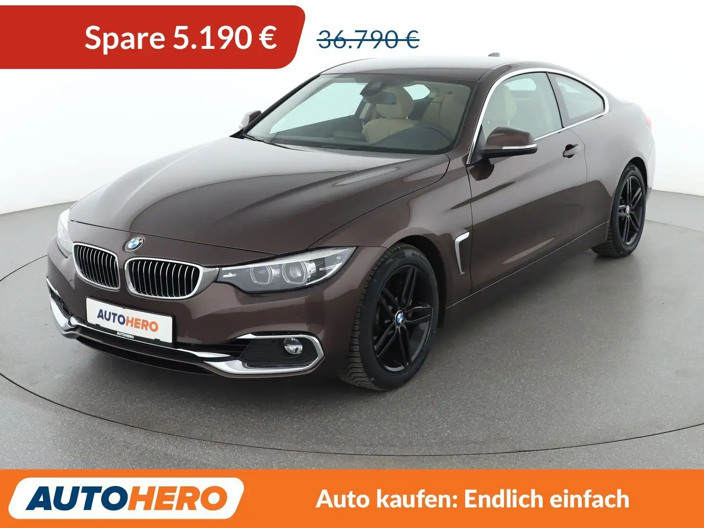 BMW 440 440i Luxury Line Aut.*NAVI*LED*TEMPO*PDC* Czerwony - 1