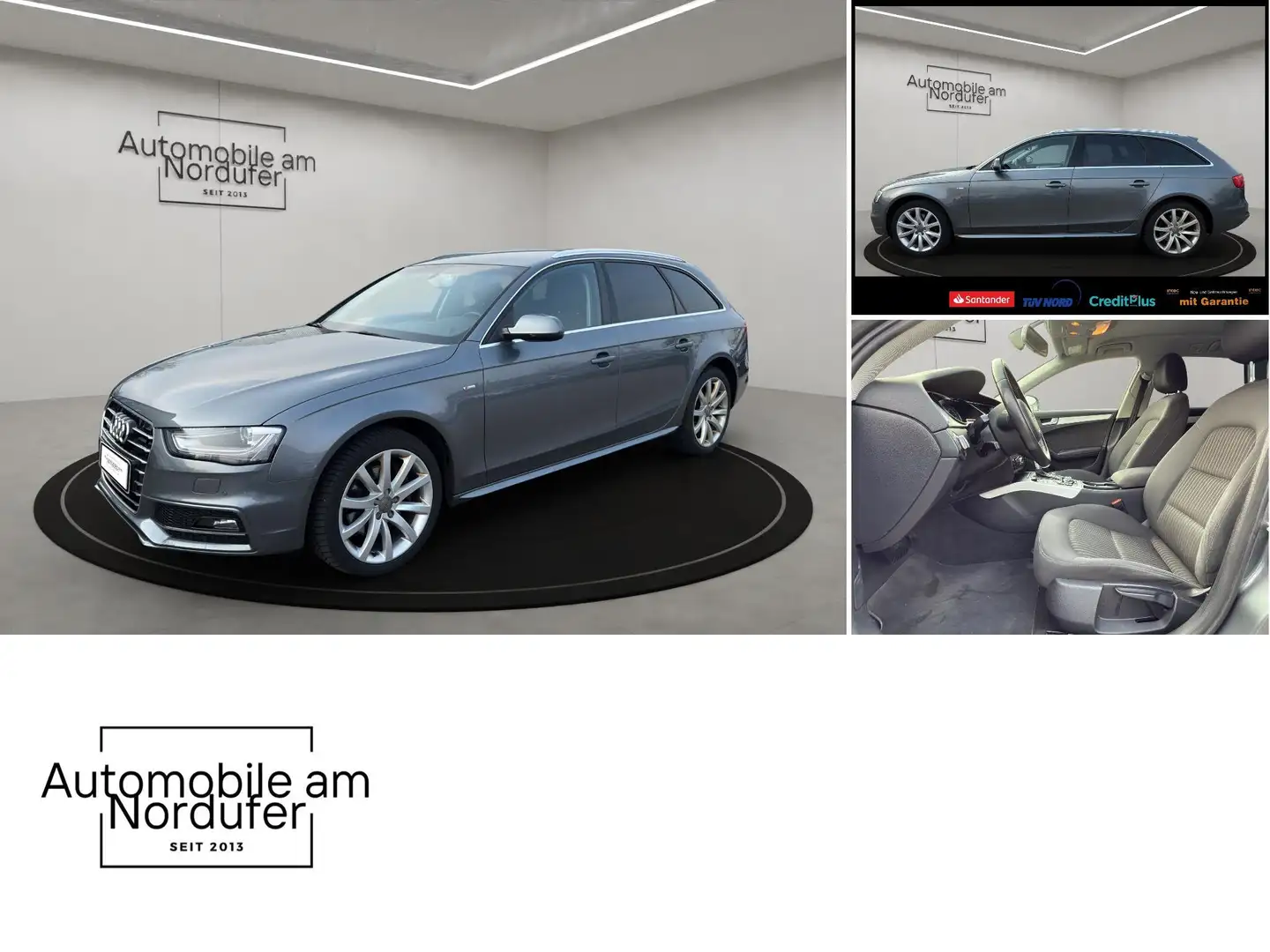 Audi A4 2.0 TFSI Avant quattro-S Line-2Hand-Scheckheft Grau - 2