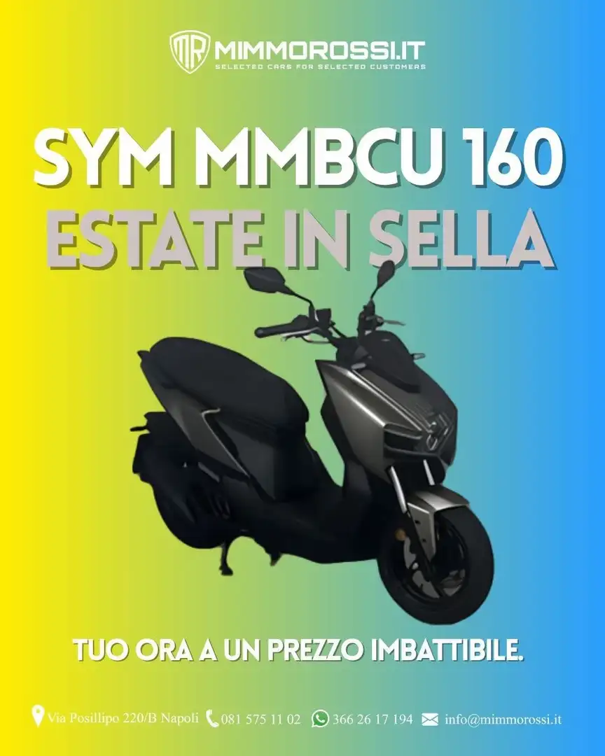 SYM MMBCU MAMBA 160 NUOVO KM0 Grigio - 1