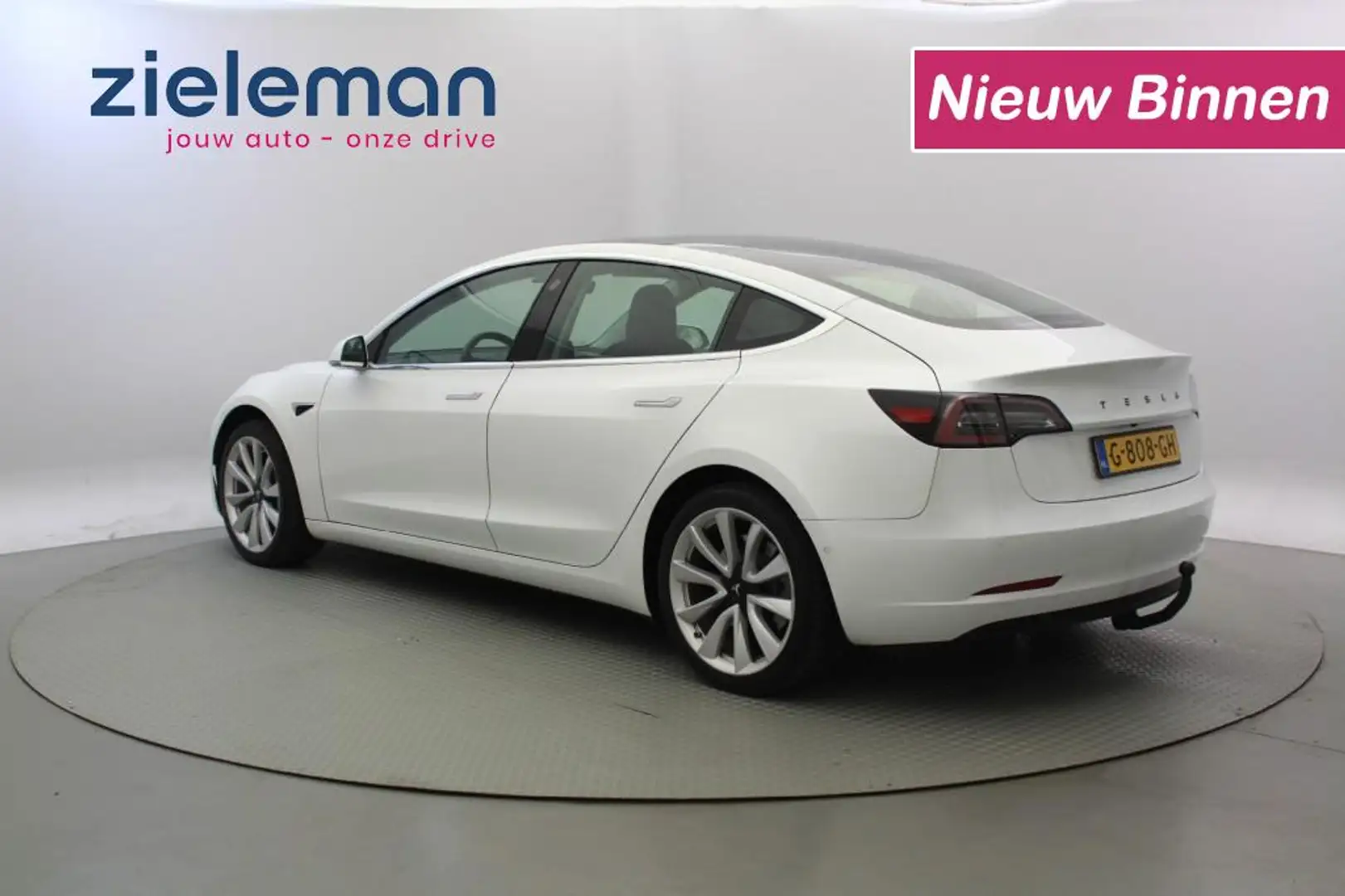 Tesla Model 3 Standard RWD Plus 60 kWh - panorama, Leer, Camera, Wit - 2