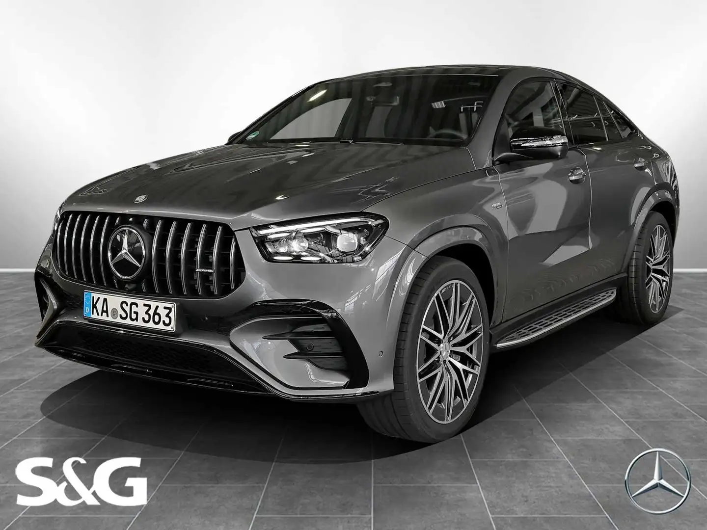 Mercedes-Benz GLE 53 AMG 4M+Coupé AMG MBUX+360°+M-LED+AHK+Pano Grau - 1