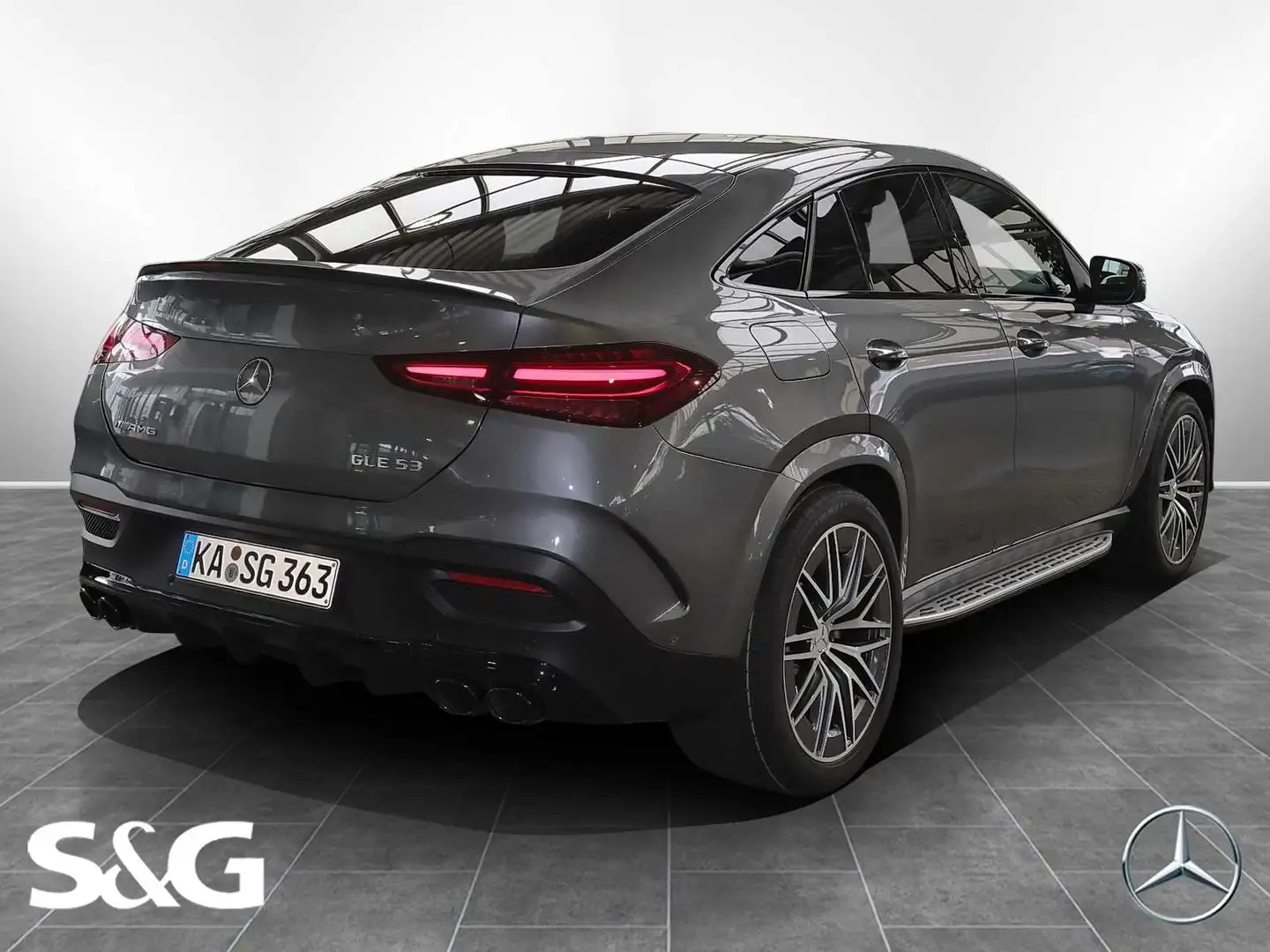 Mercedes-Benz GLE 53 AMG 4M+Coupé AMG MBUX+360°+M-LED+AHK+Pano Gris - 2
