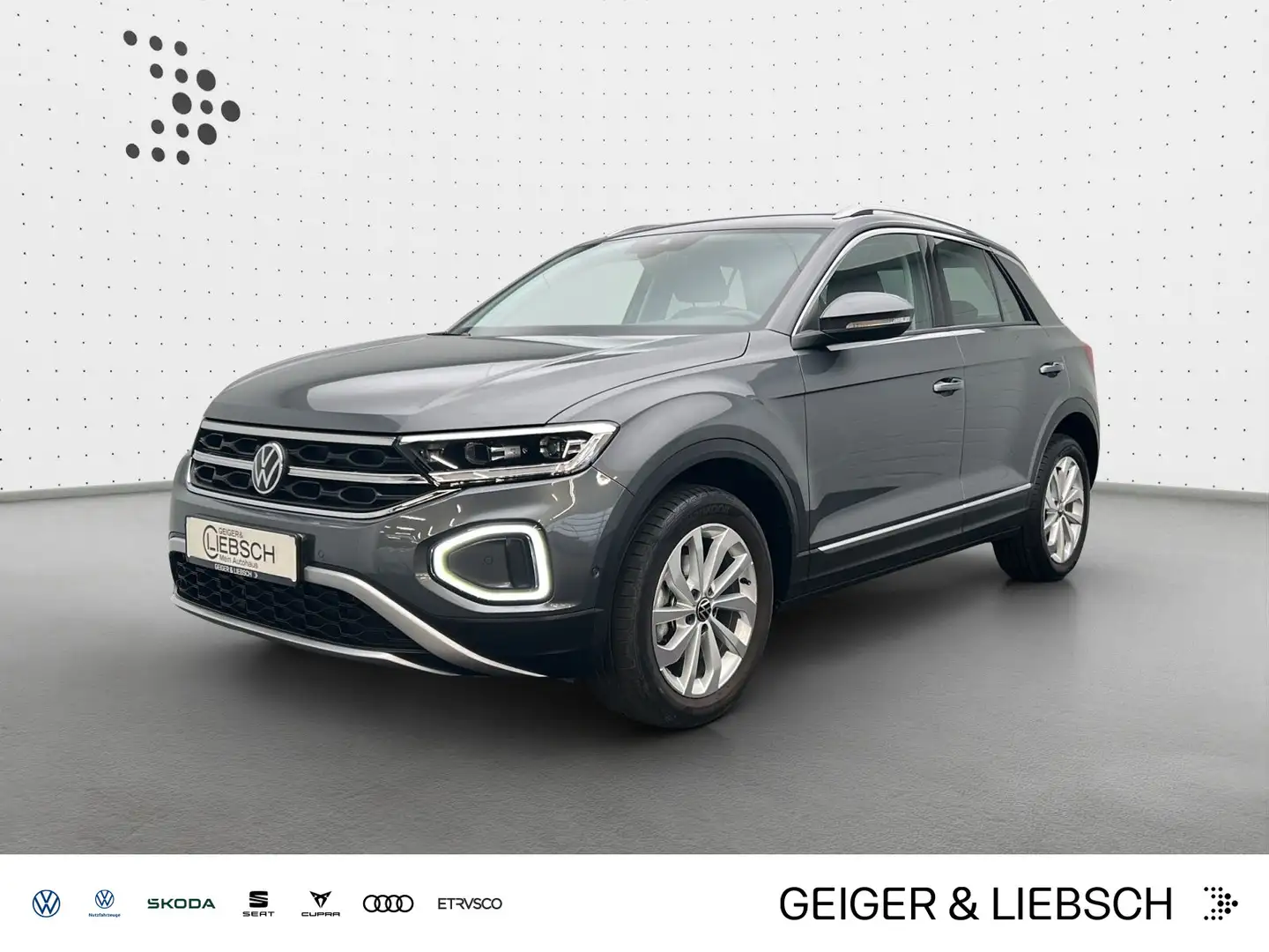 Volkswagen T-Roc T-ROC 1.5 TSI DSG STYLE*AHK*KAMERA*NAVI*LED*SHZ* Grau - 1