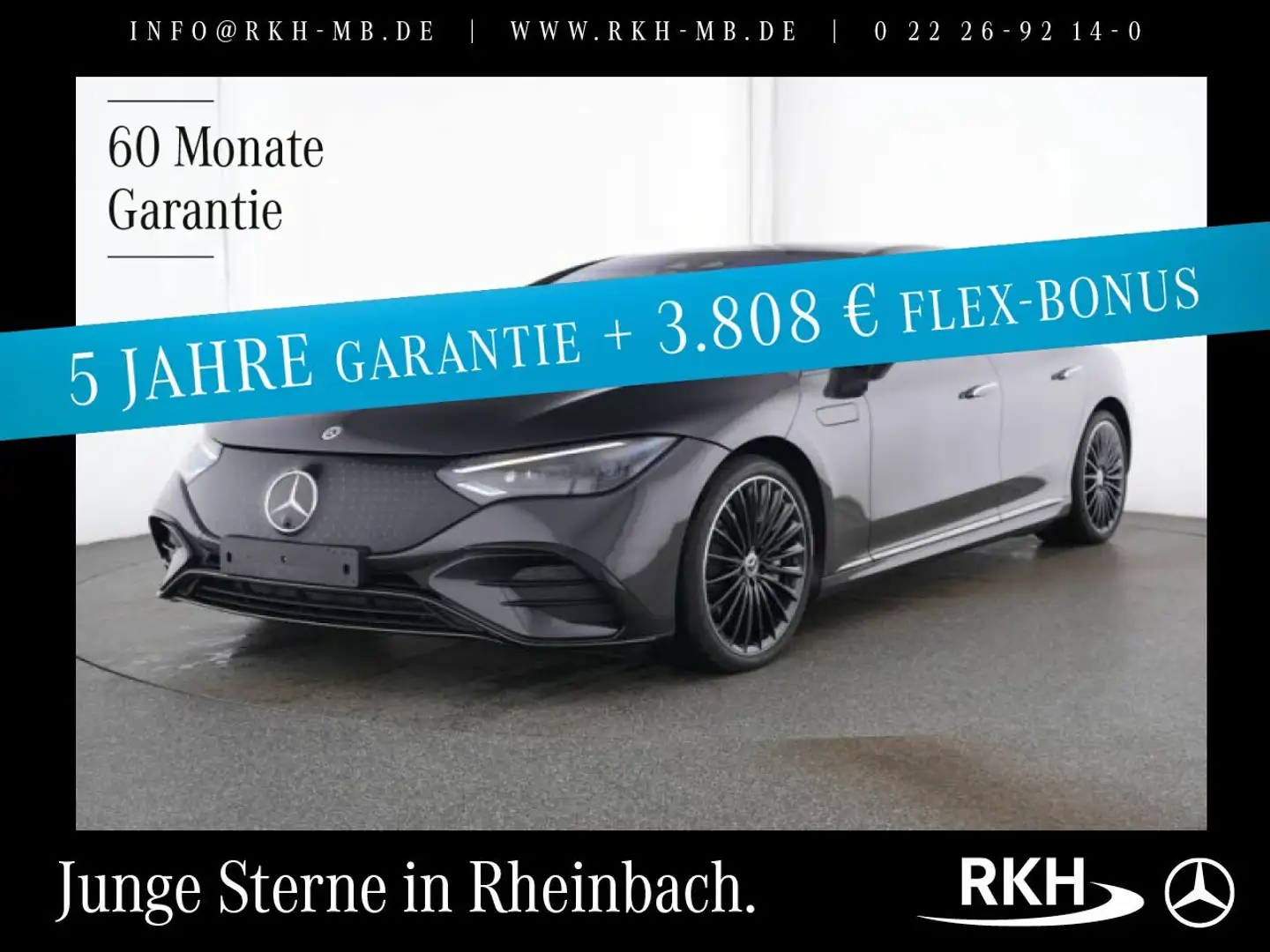 Mercedes-Benz EQE 500 EQE 500 4M AMG Night/Pano/Hyperscr./Hinterachsl. Grau - 1
