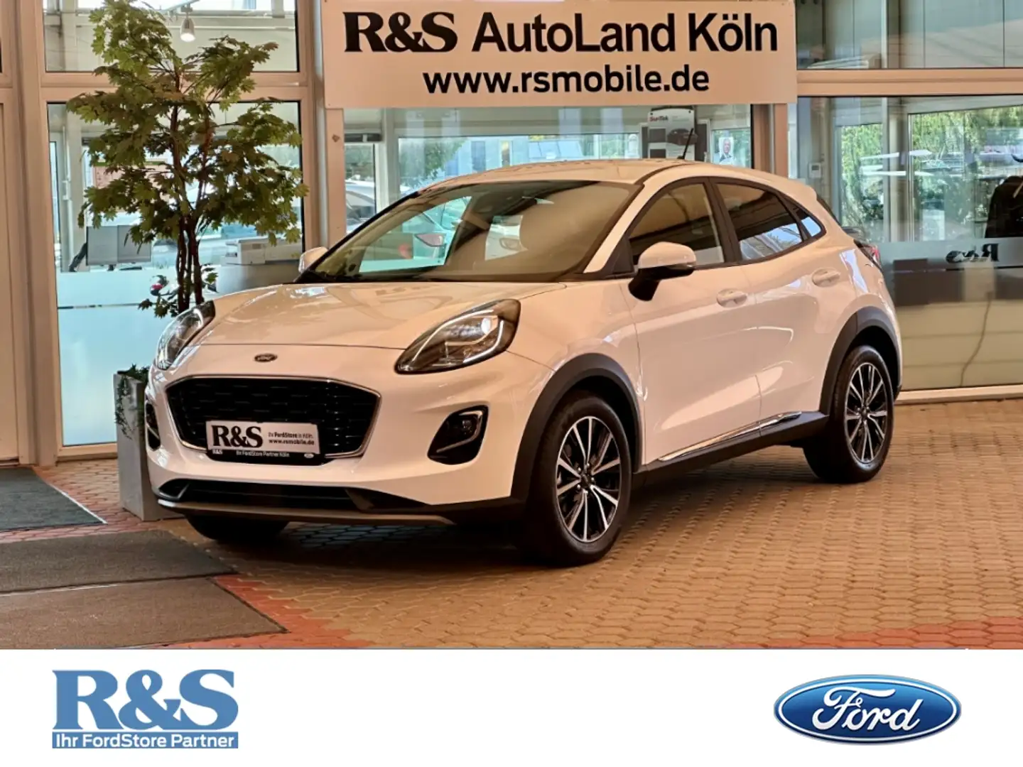 Ford Puma Titanium Design+PDC+Klima+Winter-Paket Blanc - 1