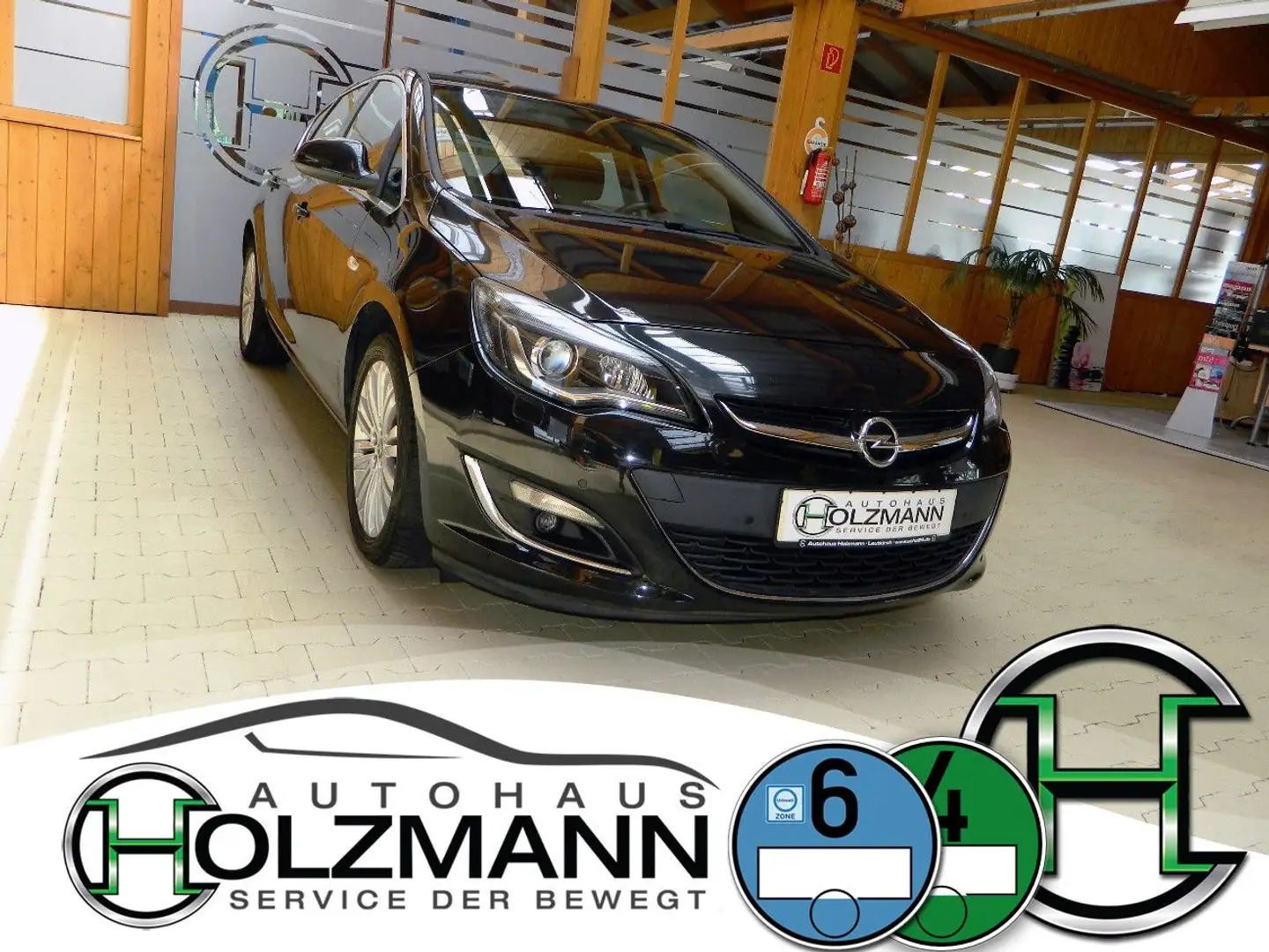 Opel Astra J Lim. 5-trg. 1.4 Turbo Autom. Exklusiv Schwarz - 2