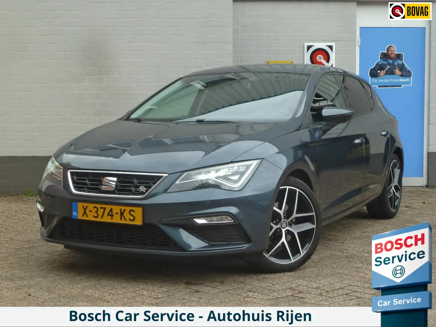 SEAT Leon 1.5 TSI FR Business Intense DSG|Camera|Keyless-Ent Grijs - 1