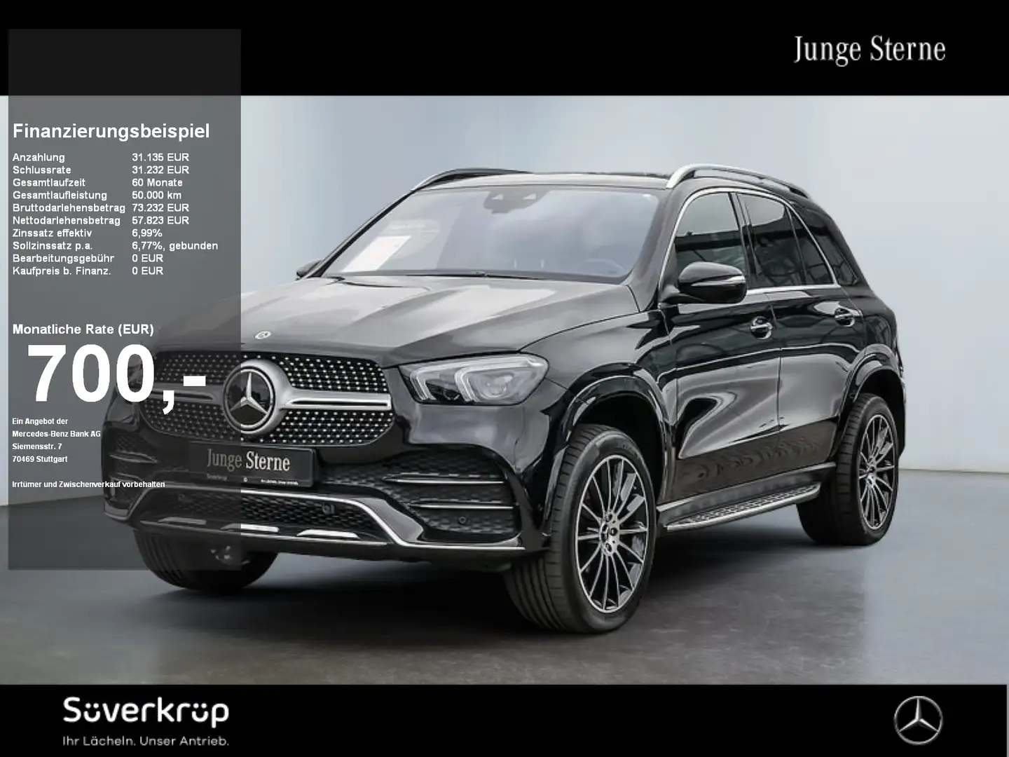 Mercedes-Benz GLE 580 4M BURM AMG DISTR AIRMATIC PANO SPUR Noir - 1