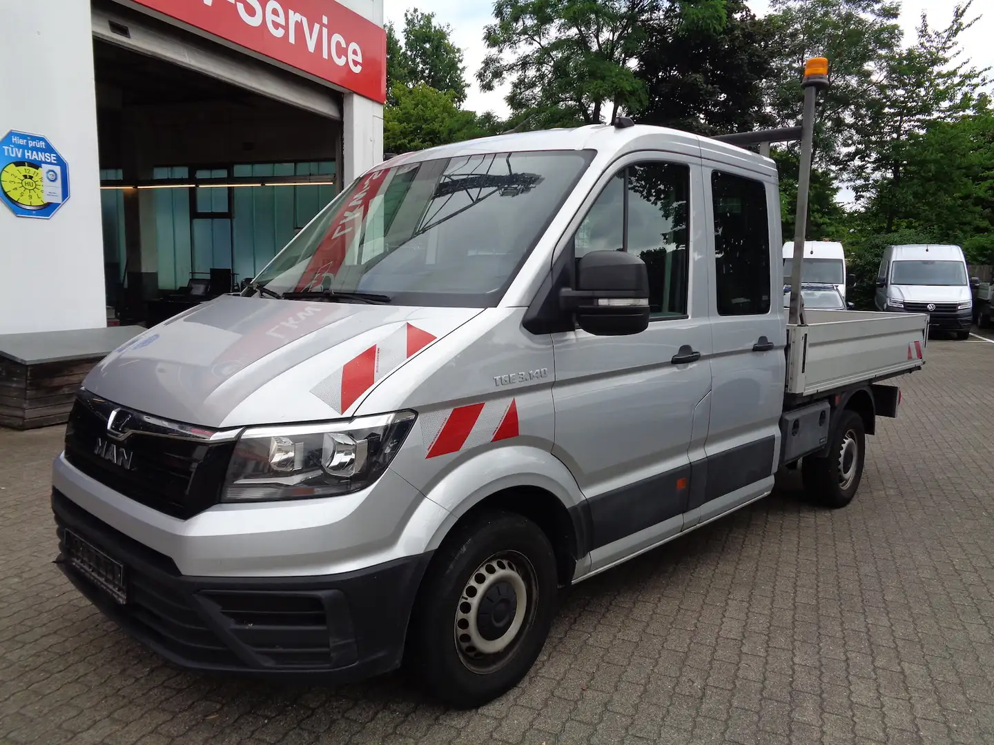 MAN TGE 3.140 Pritsche DOKA *Standheizung* Silber - 2