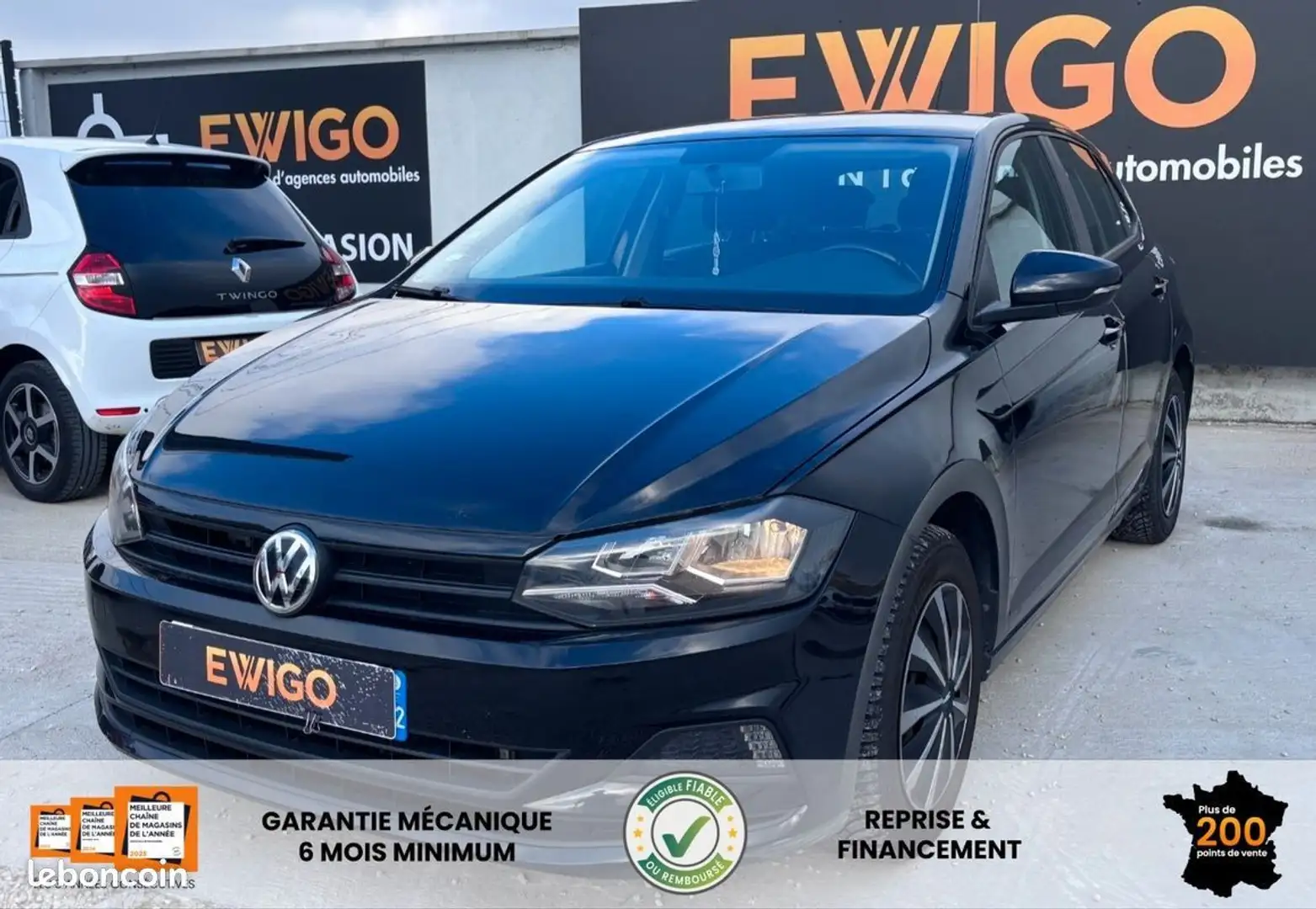 Volkswagen Polo 1.0 tsi 95 trend line 1 ere main Noir - 1
