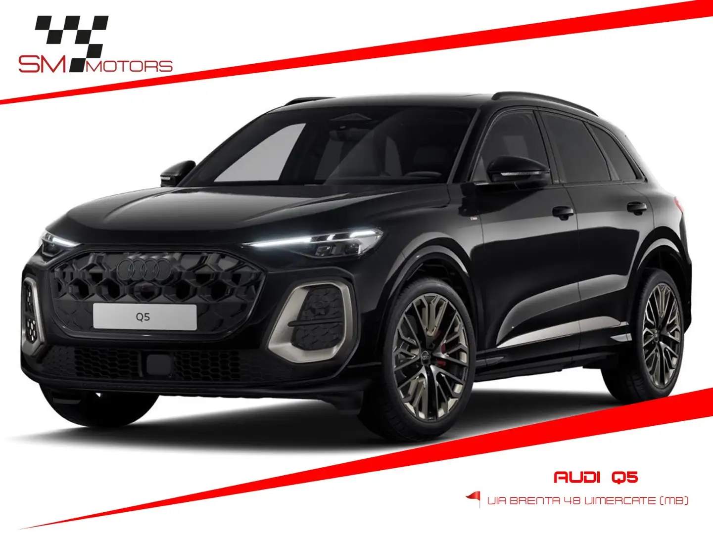 Audi Q5 2.0 tdi mhev+ Sline edition quattro 204cv s-tronic Negro - 1