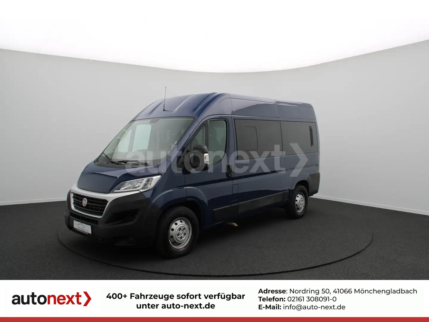 Fiat Ducato 140 Erdgas Kombi MAXI 9-SITZE (4012) Blauw - 1
