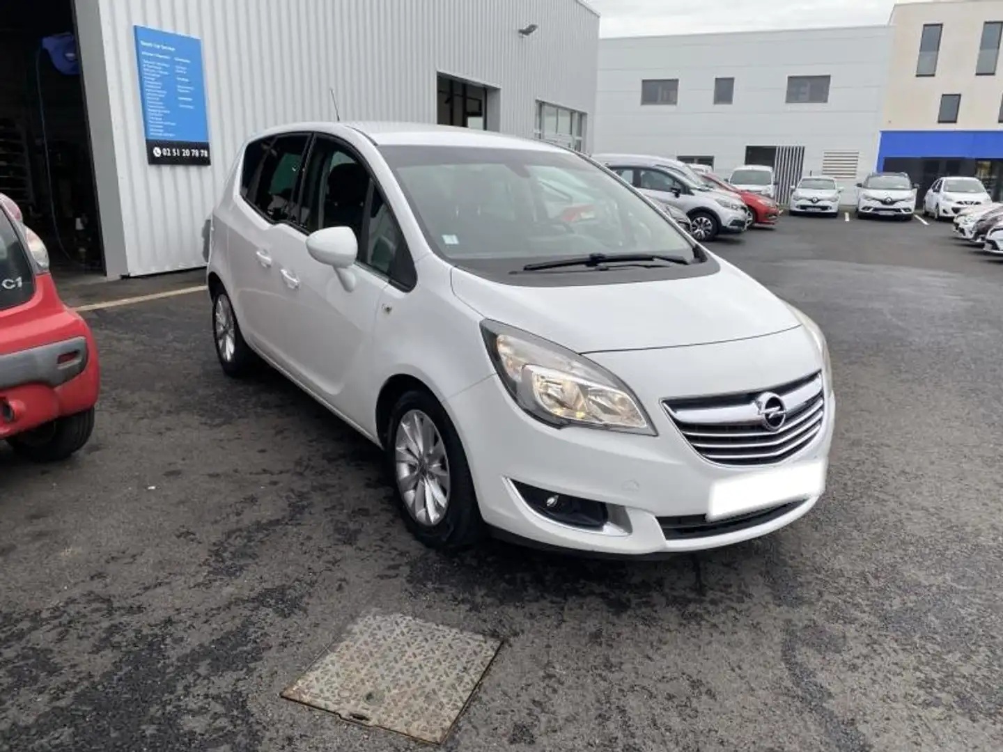 Opel Meriva 1.4 Turbo Twinport 120ch Cosmo Pack Start/Stop Blanc - 2