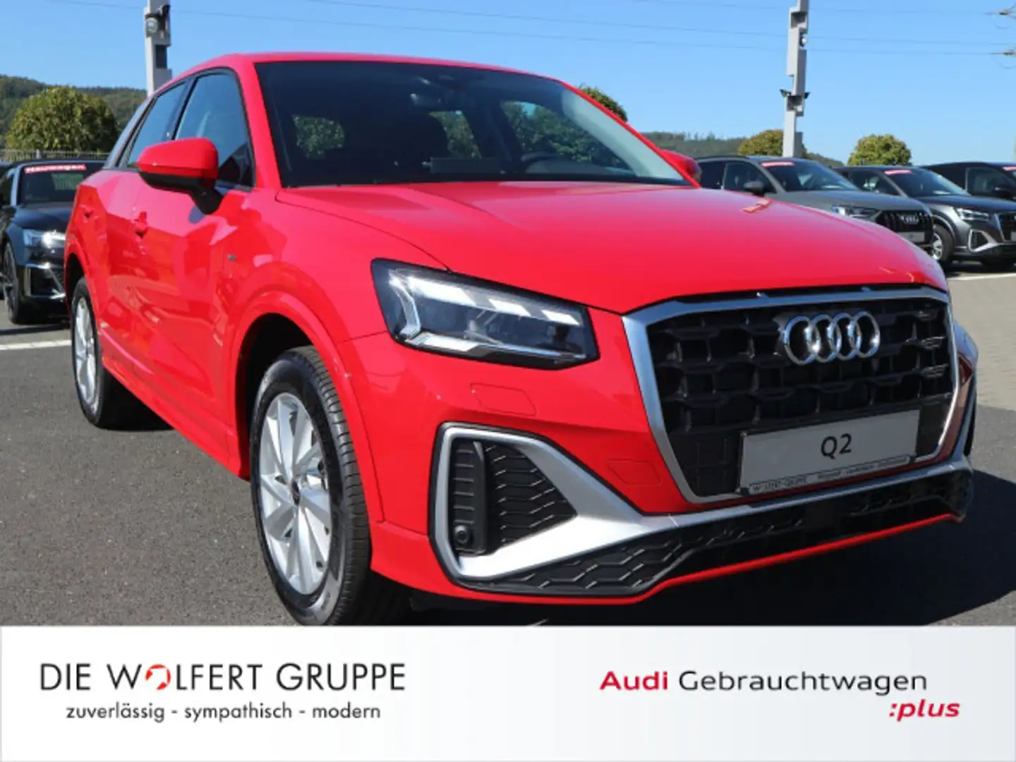 Audi Q2 S line 35 TFSI S tronic*NAVI*MATRIX*EPH* Rot - 1