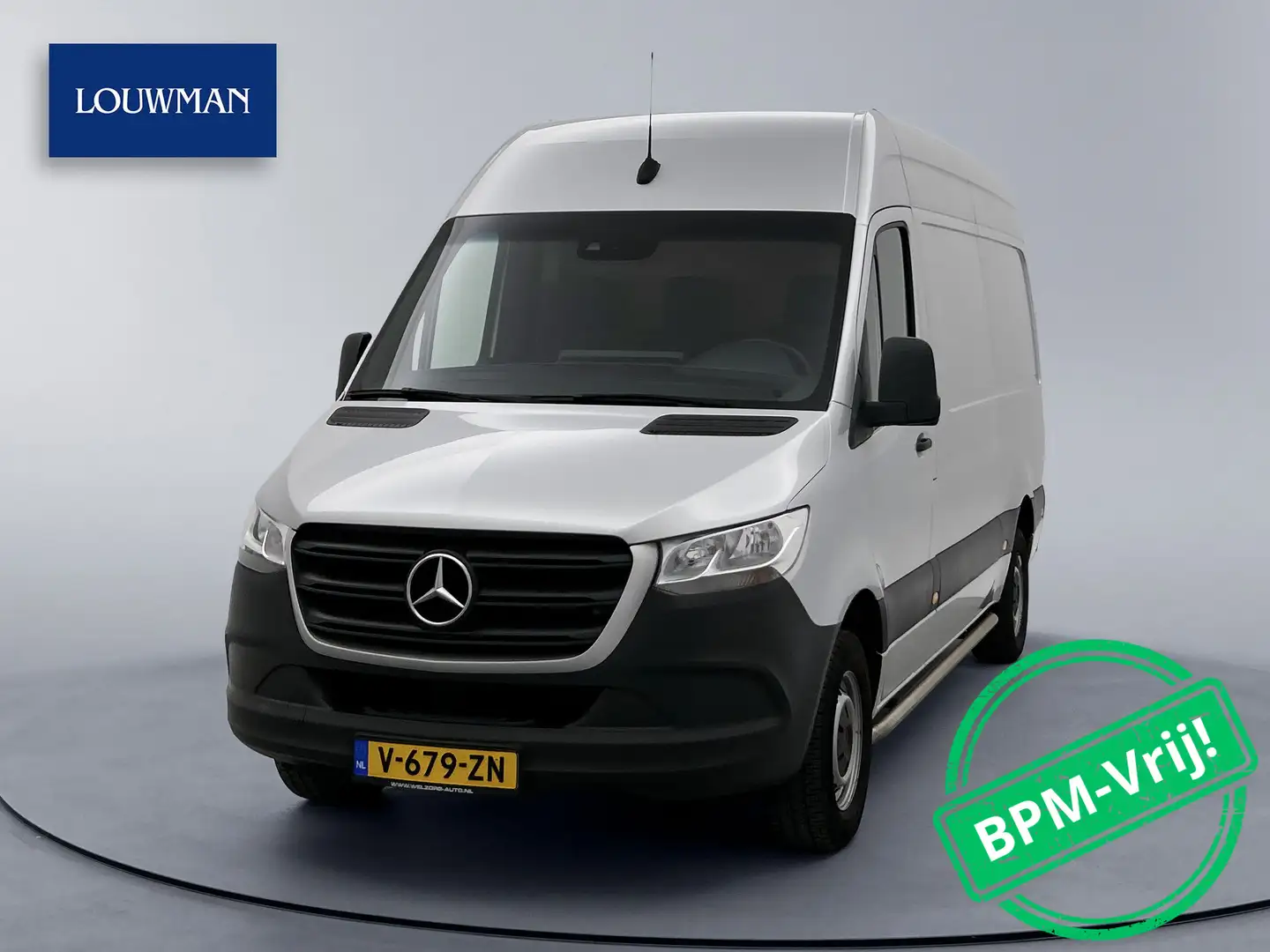 Mercedes-Benz Sprinter 314 2.2 CDI L2H2 Navigatie Achteruitrijcamera Appl Zilver - 1