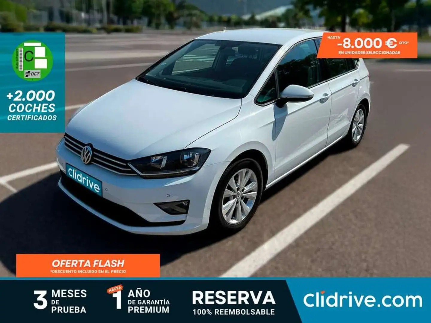 Volkswagen Golf Sportsvan Sport 1.4 TSI 150cv BMT DSG Blanco - 1