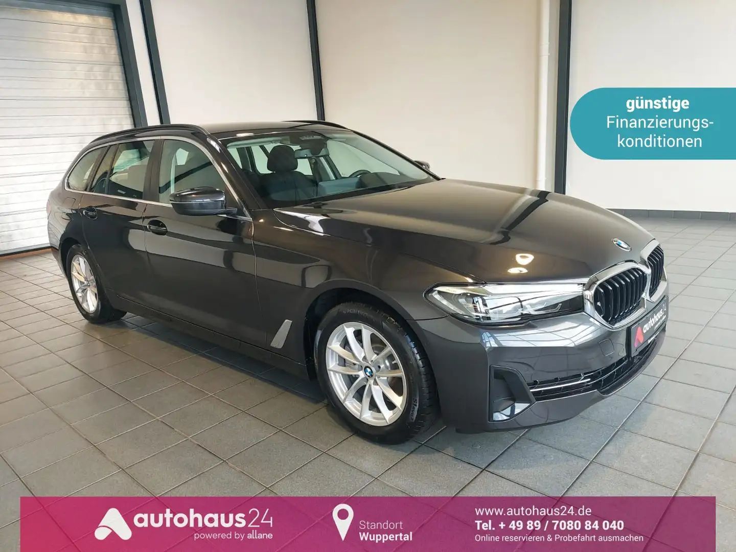 BMW 520 i Mild Hybrid Navi|Kamera|LED|Sitzhzg Grijs - 1