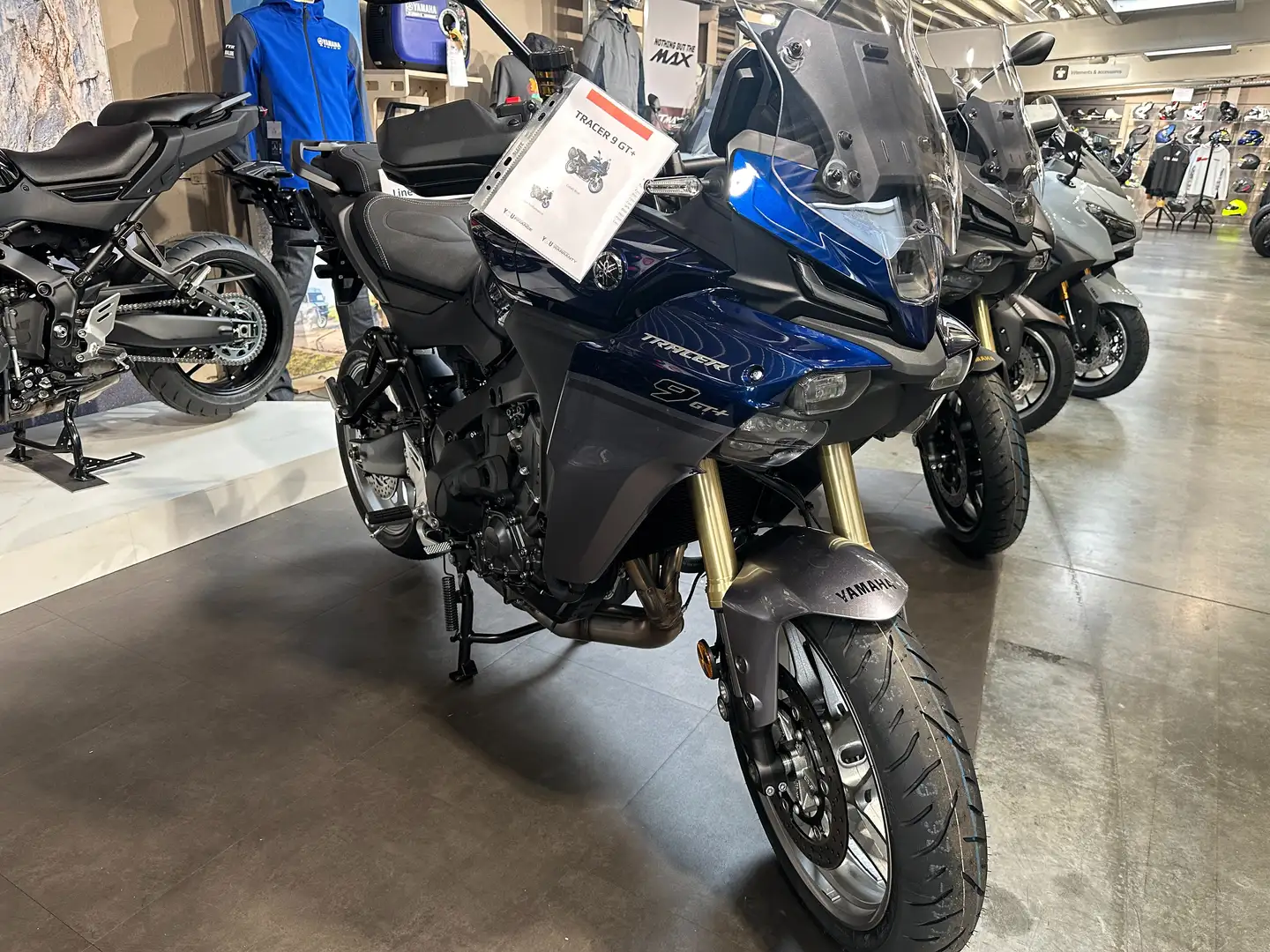 Yamaha Tracer 9 GT + Y AMT Bleu - 1