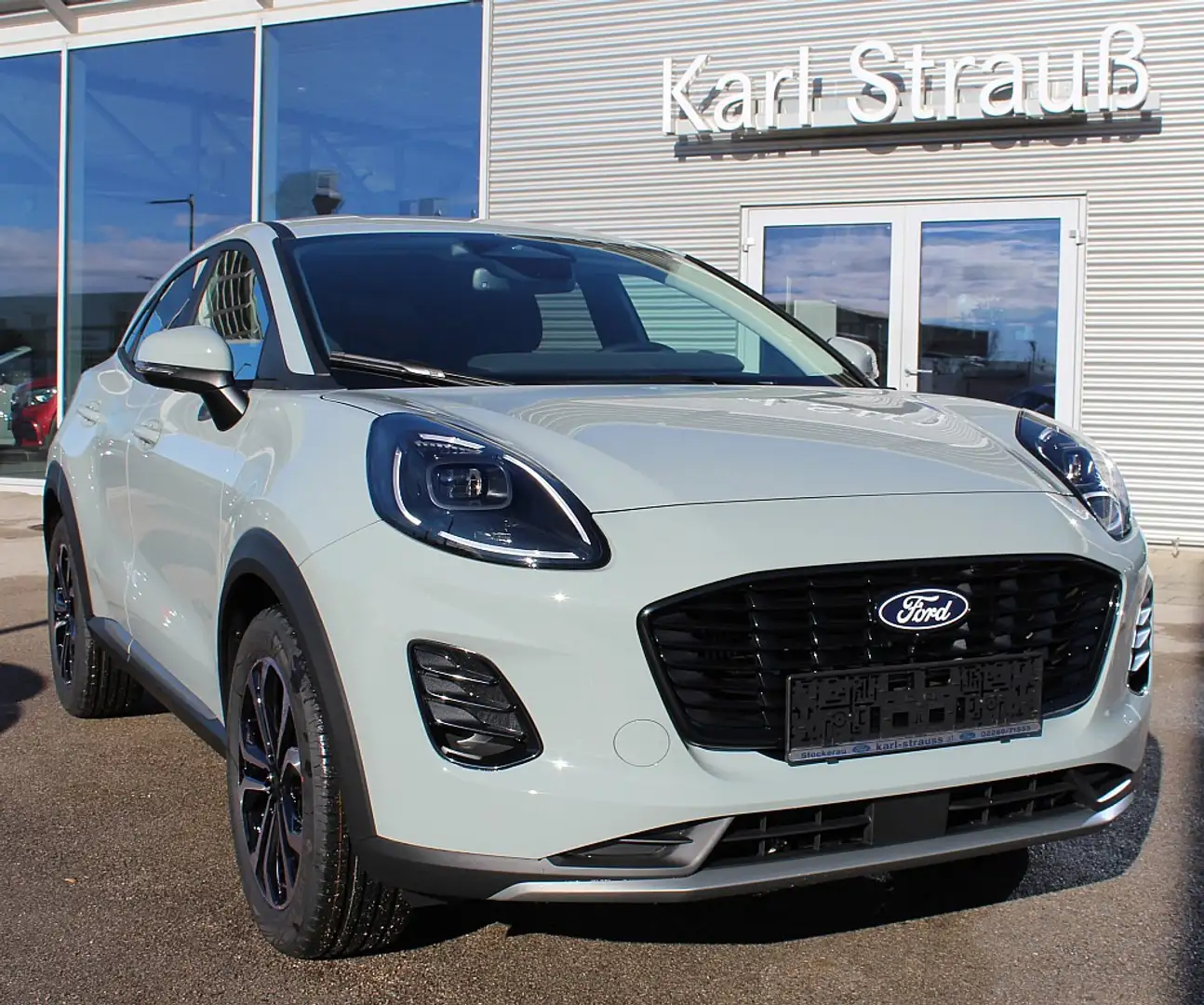 Ford Puma 1,0 EcoBoost Hybrid Titanium Grijs - 1