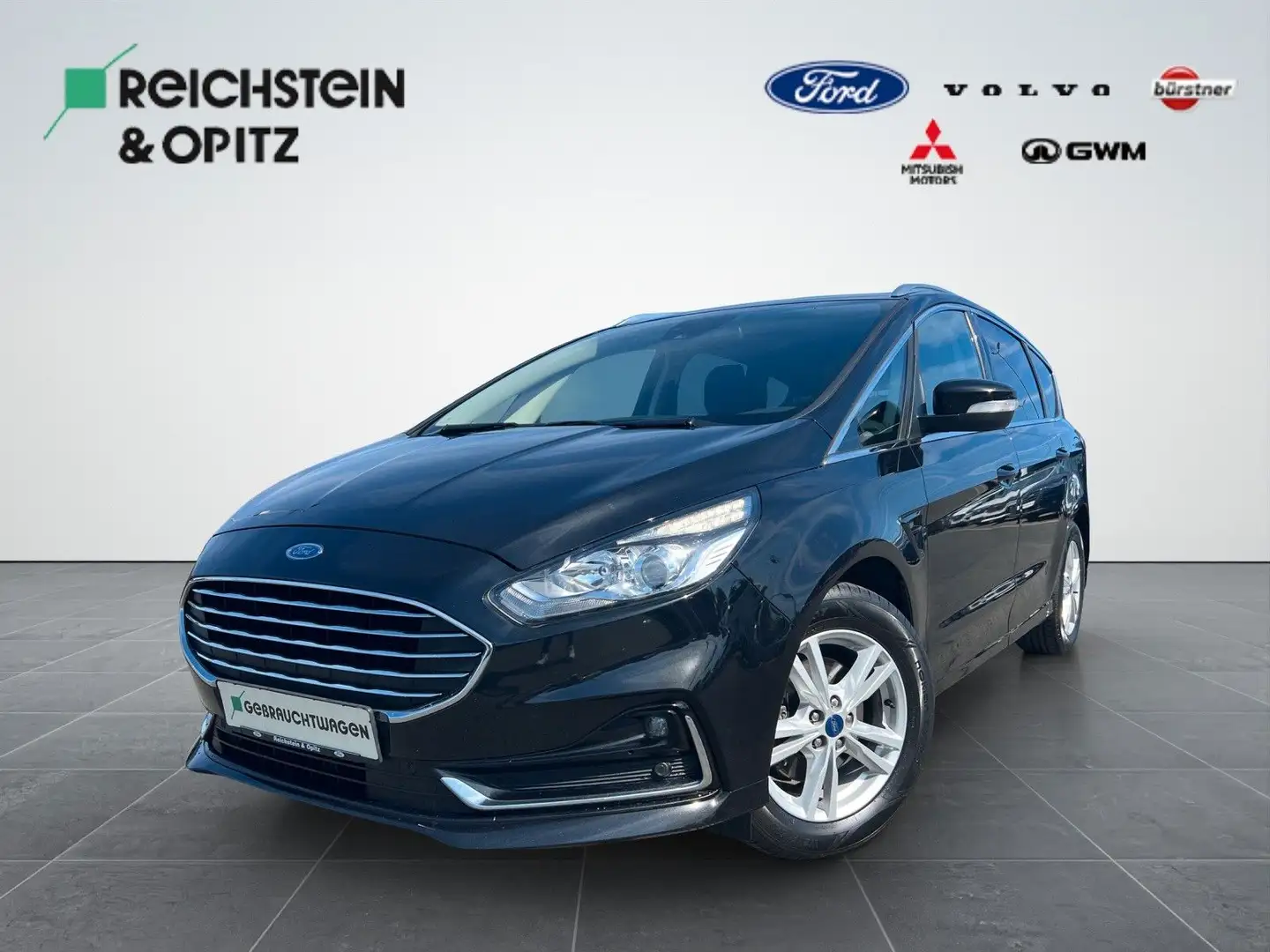 Ford S-Max 2,0 EcoBlue Titanium/AHK/Navi/7-Sitzer Schwarz - 1