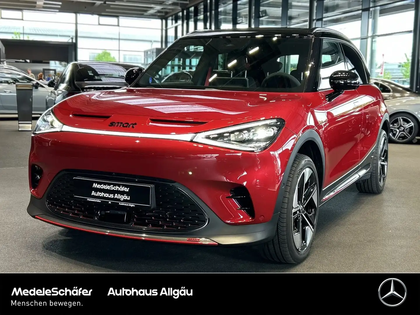 smart #1 #1 BRABUS AWD (66kWh) HuD LED 360° Pano Navi 19" Rot - 1